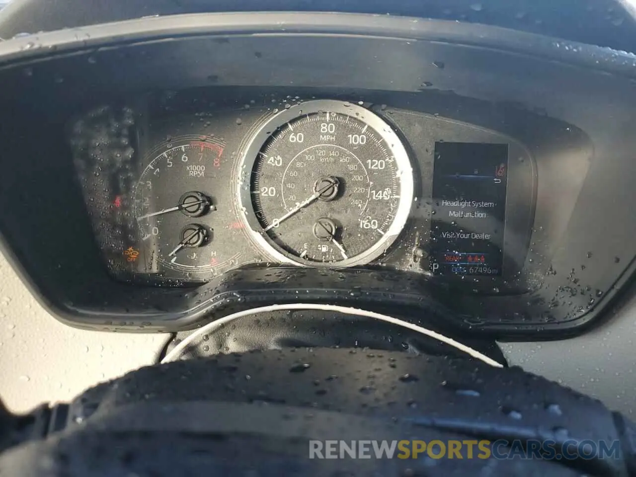 9 fotografías del automóvil dañado JTDEPRAE6LJ113823 TOYOTA COROLLA 2020
