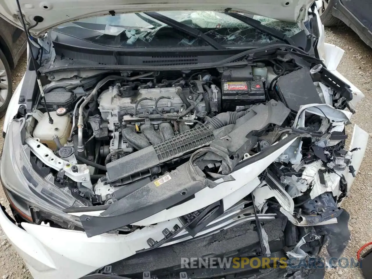 11 fotografías del automóvil dañado JTDEPRAE7LJ000995 TOYOTA COROLLA 2020