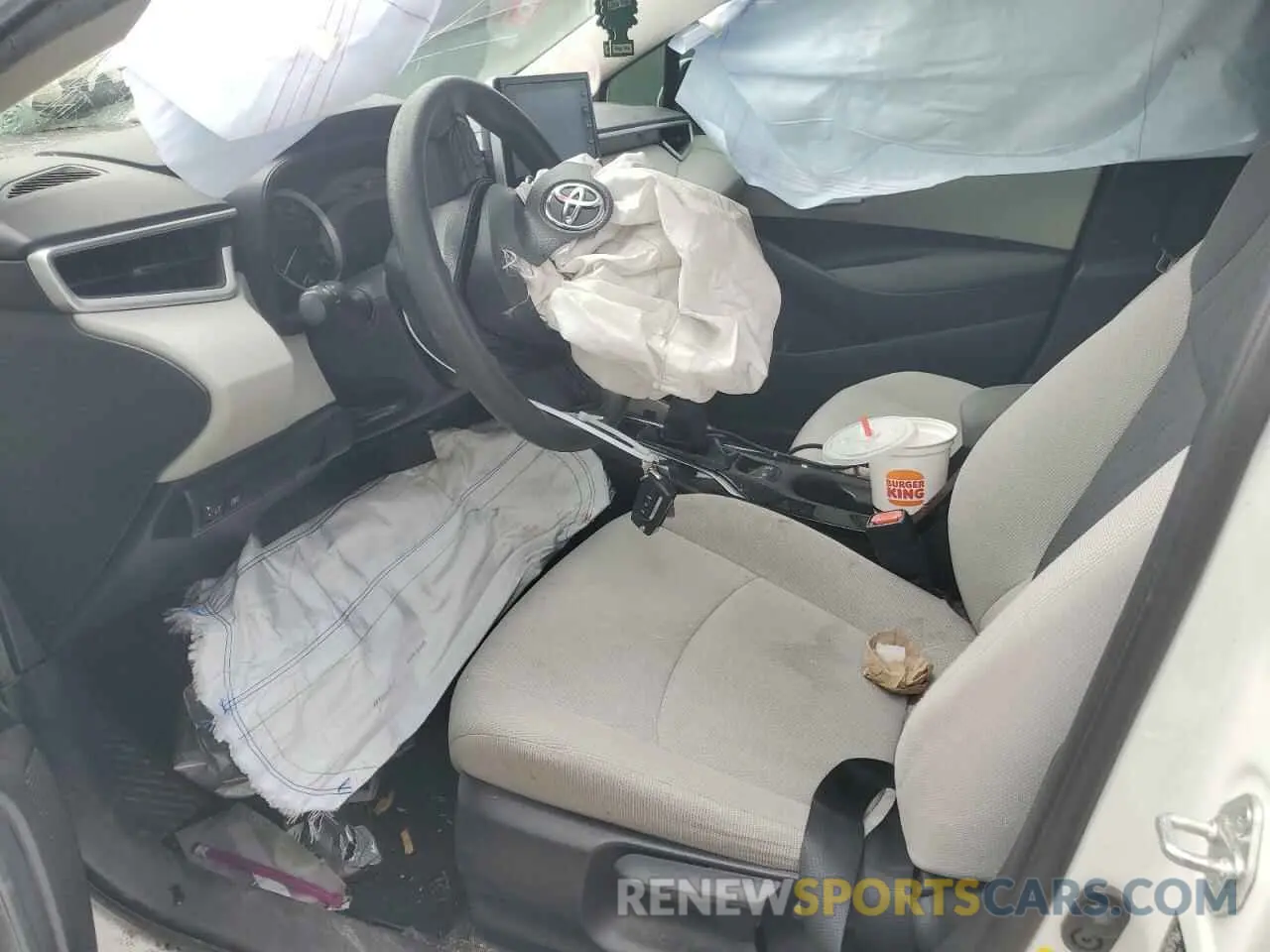 7 fotografías del automóvil dañado JTDEPRAE7LJ000995 TOYOTA COROLLA 2020