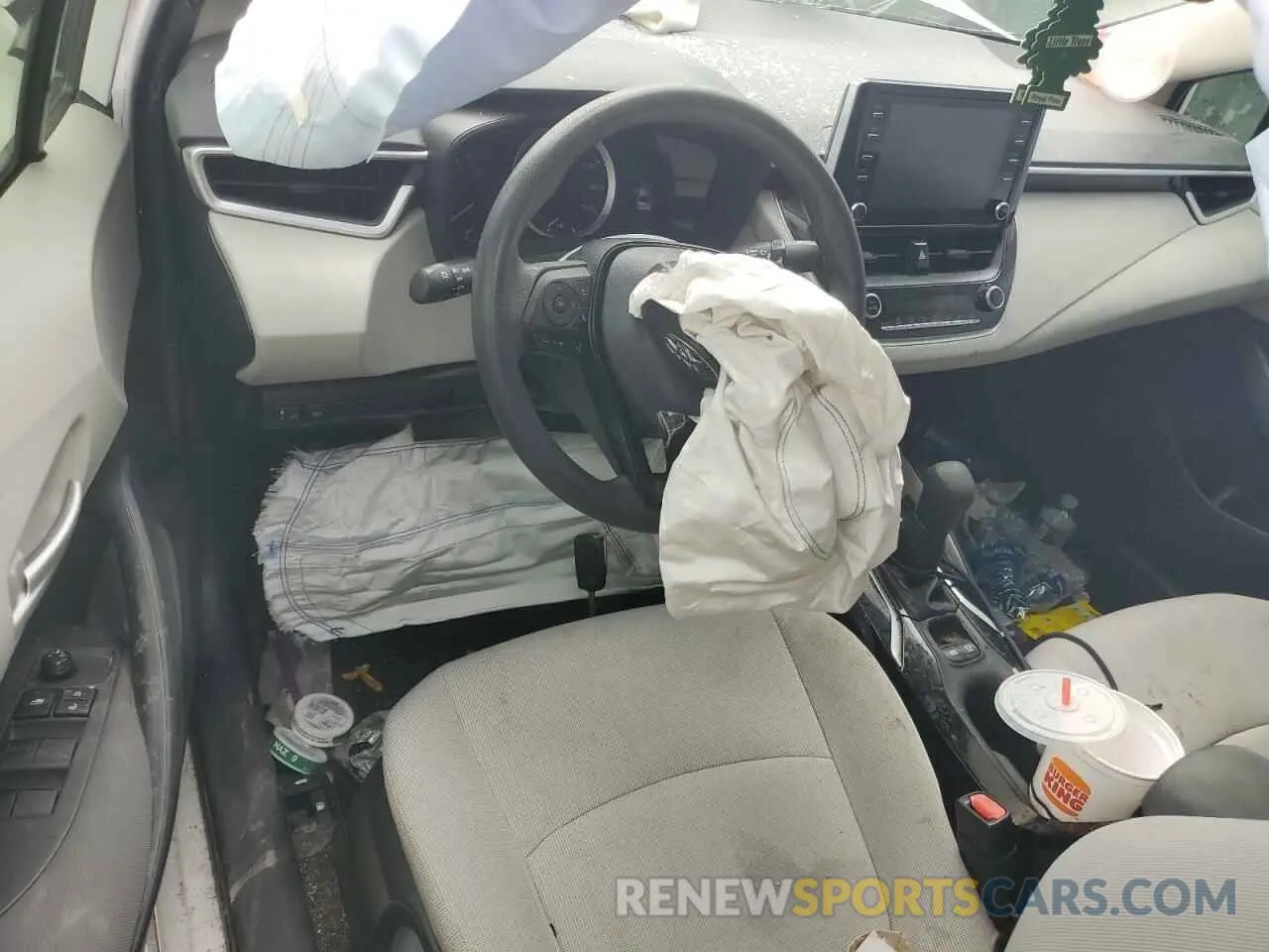 8 fotografías del automóvil dañado JTDEPRAE7LJ000995 TOYOTA COROLLA 2020
