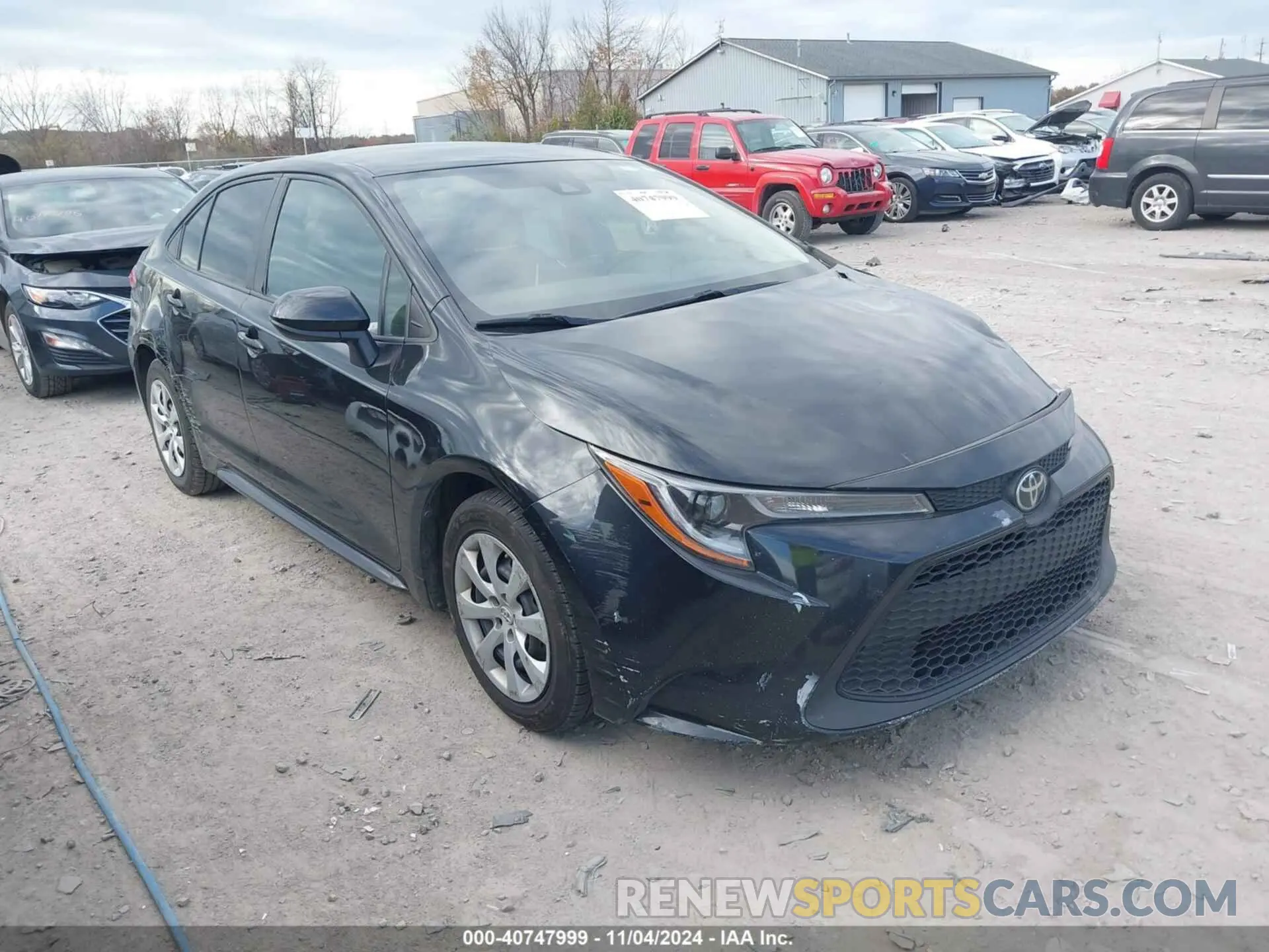 1 fotografías del automóvil dañado JTDEPRAE7LJ006182 TOYOTA COROLLA 2020