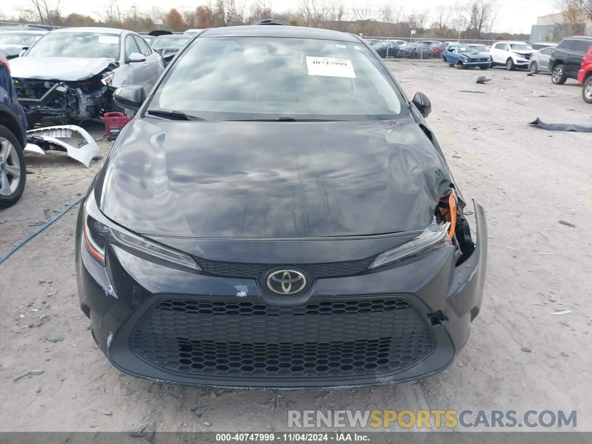 12 fotografías del automóvil dañado JTDEPRAE7LJ006182 TOYOTA COROLLA 2020