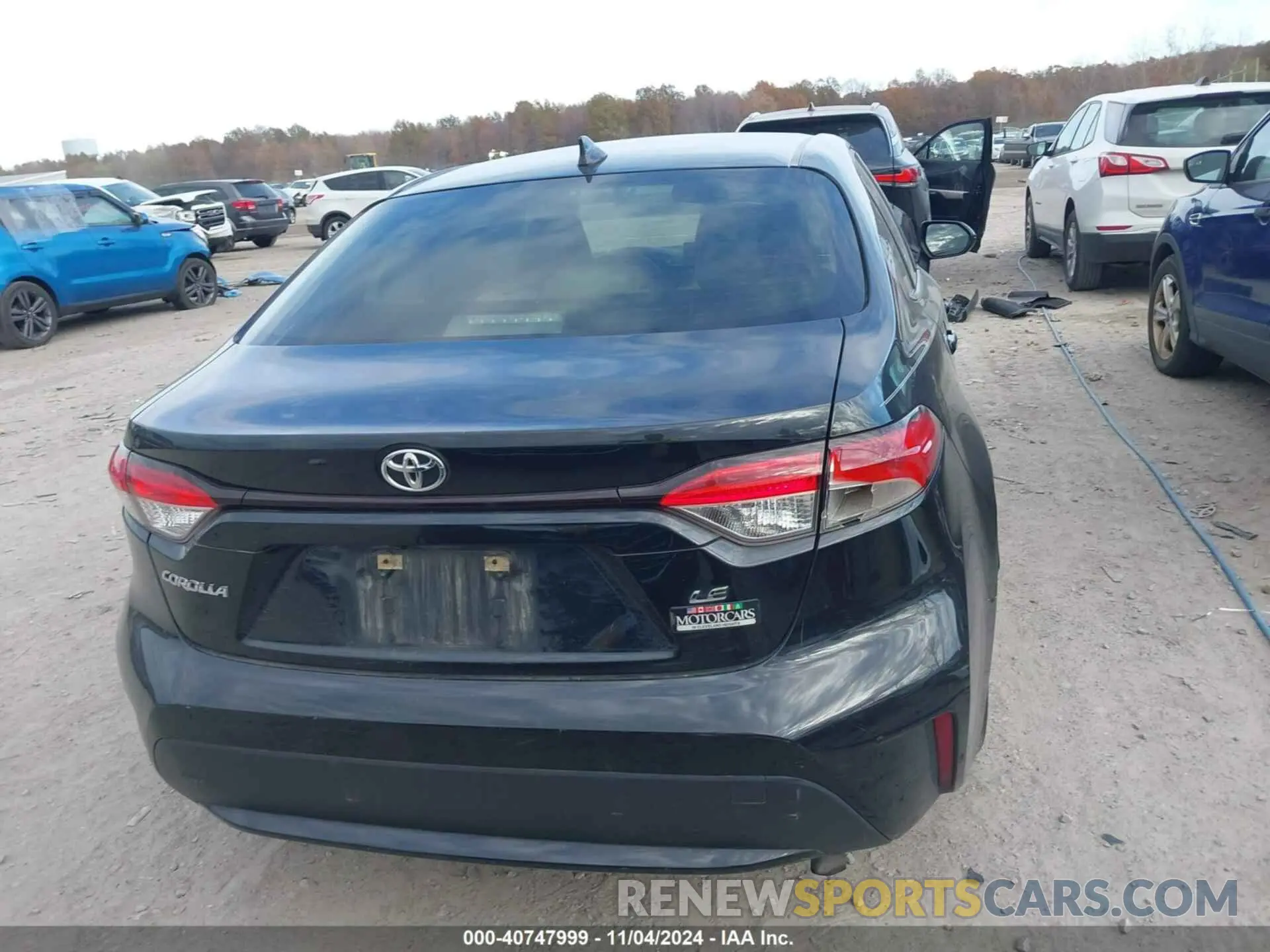 16 fotografías del automóvil dañado JTDEPRAE7LJ006182 TOYOTA COROLLA 2020