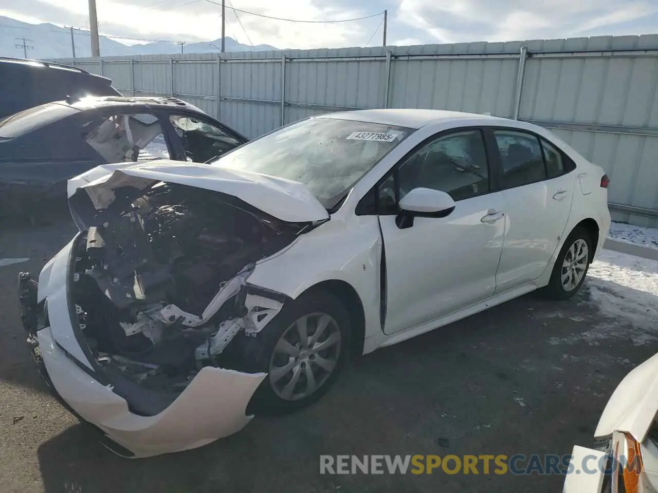 1 fotografías del automóvil dañado JTDEPRAE7LJ006408 TOYOTA COROLLA 2020