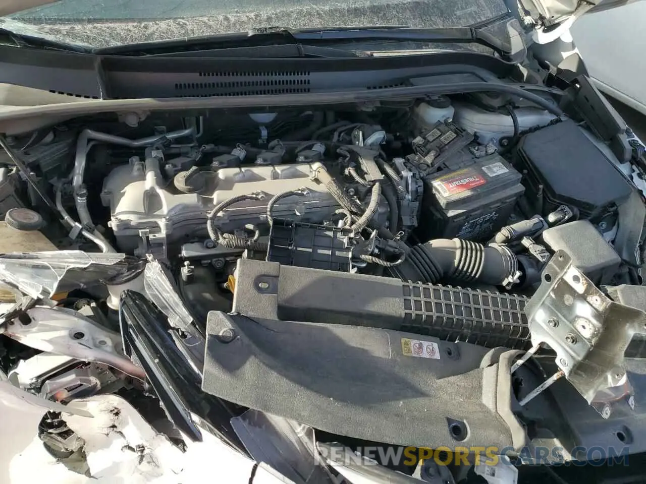 11 fotografías del automóvil dañado JTDEPRAE7LJ006408 TOYOTA COROLLA 2020