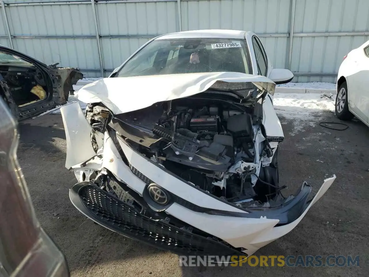 5 fotografías del automóvil dañado JTDEPRAE7LJ006408 TOYOTA COROLLA 2020