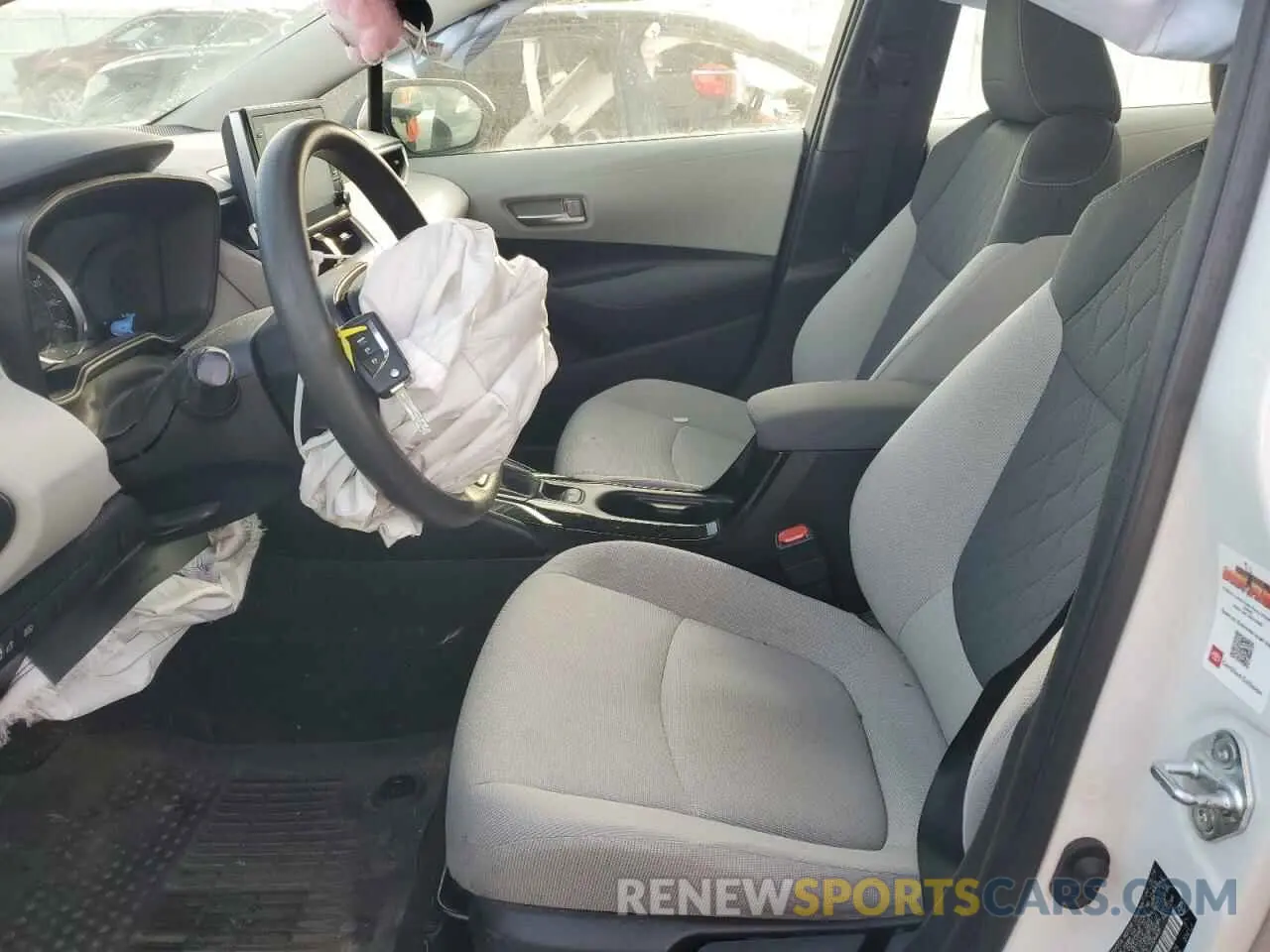 7 fotografías del automóvil dañado JTDEPRAE7LJ006408 TOYOTA COROLLA 2020