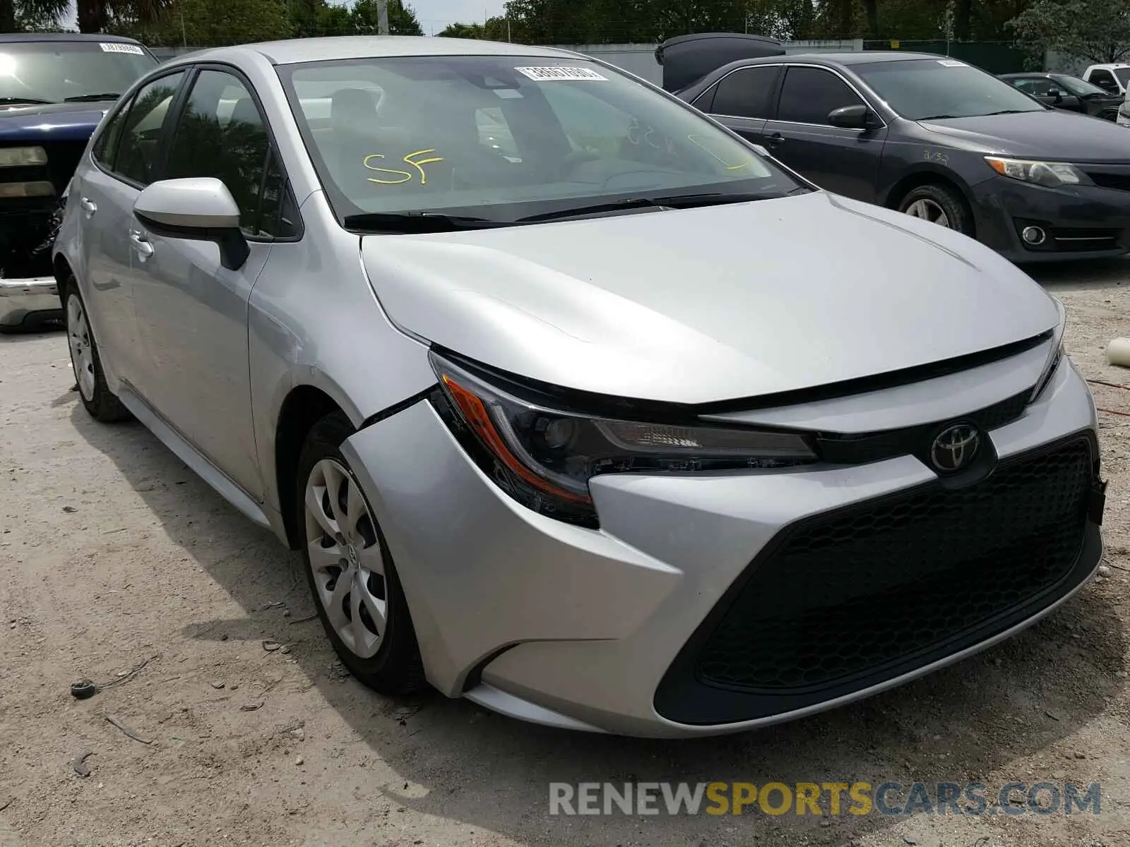 1 fotografías del automóvil dañado JTDEPRAE7LJ006554 TOYOTA COROLLA 2020
