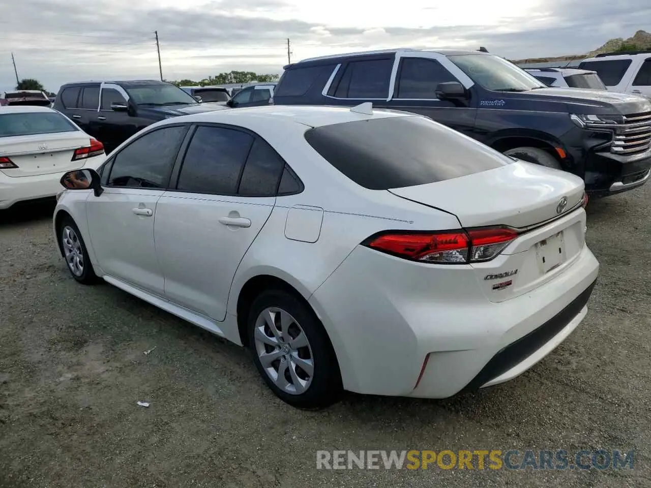 2 fotografías del automóvil dañado JTDEPRAE7LJ008028 TOYOTA COROLLA 2020