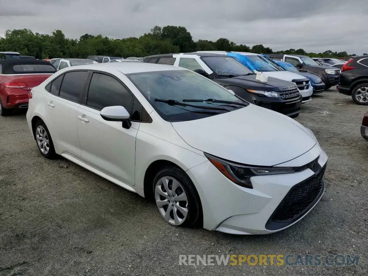 4 fotografías del automóvil dañado JTDEPRAE7LJ008028 TOYOTA COROLLA 2020