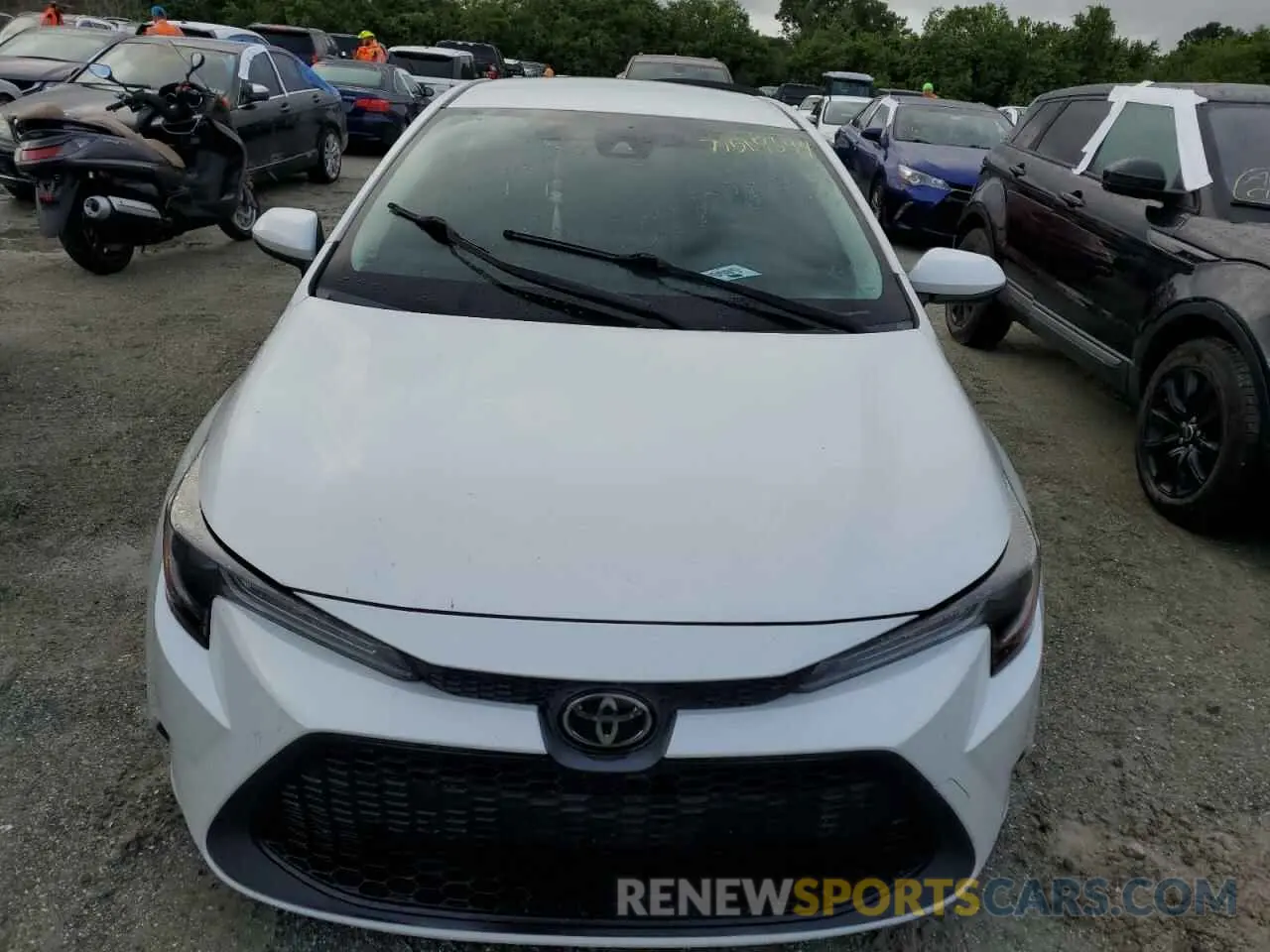 5 fotografías del automóvil dañado JTDEPRAE7LJ008028 TOYOTA COROLLA 2020