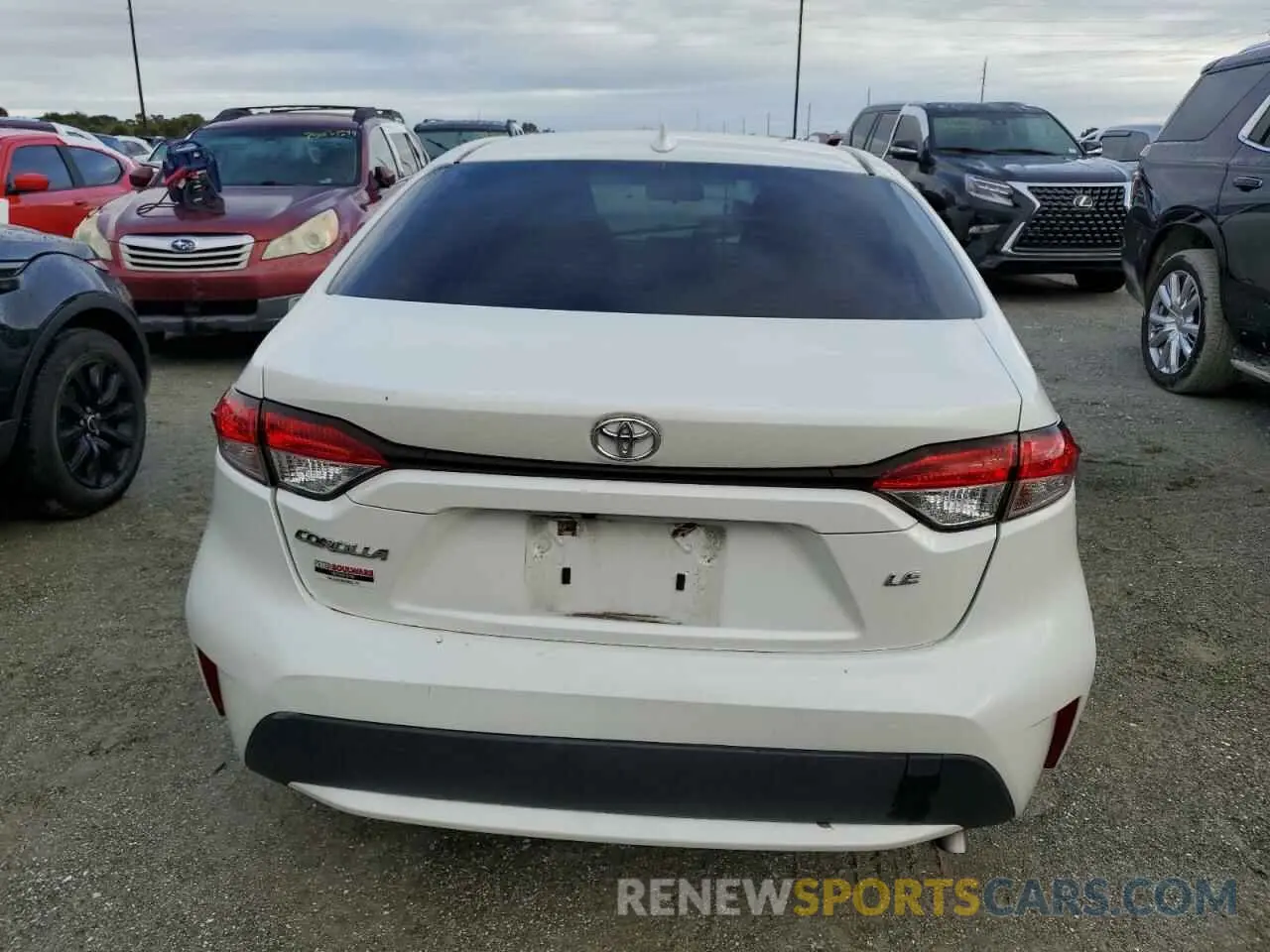 6 fotografías del automóvil dañado JTDEPRAE7LJ008028 TOYOTA COROLLA 2020