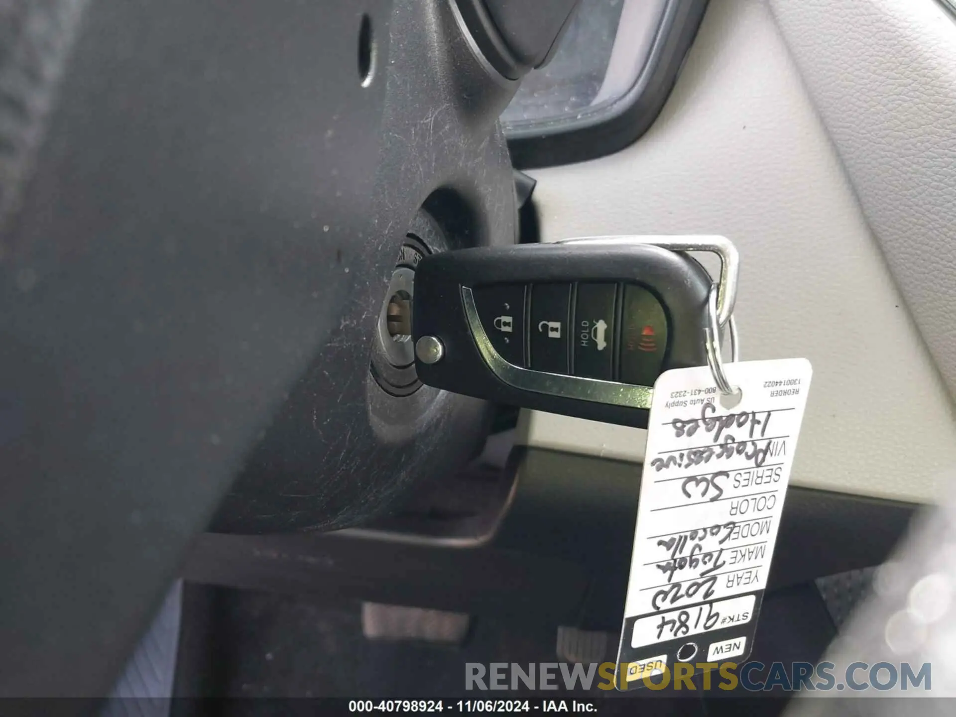 11 fotografías del automóvil dañado JTDEPRAE7LJ010538 TOYOTA COROLLA 2020