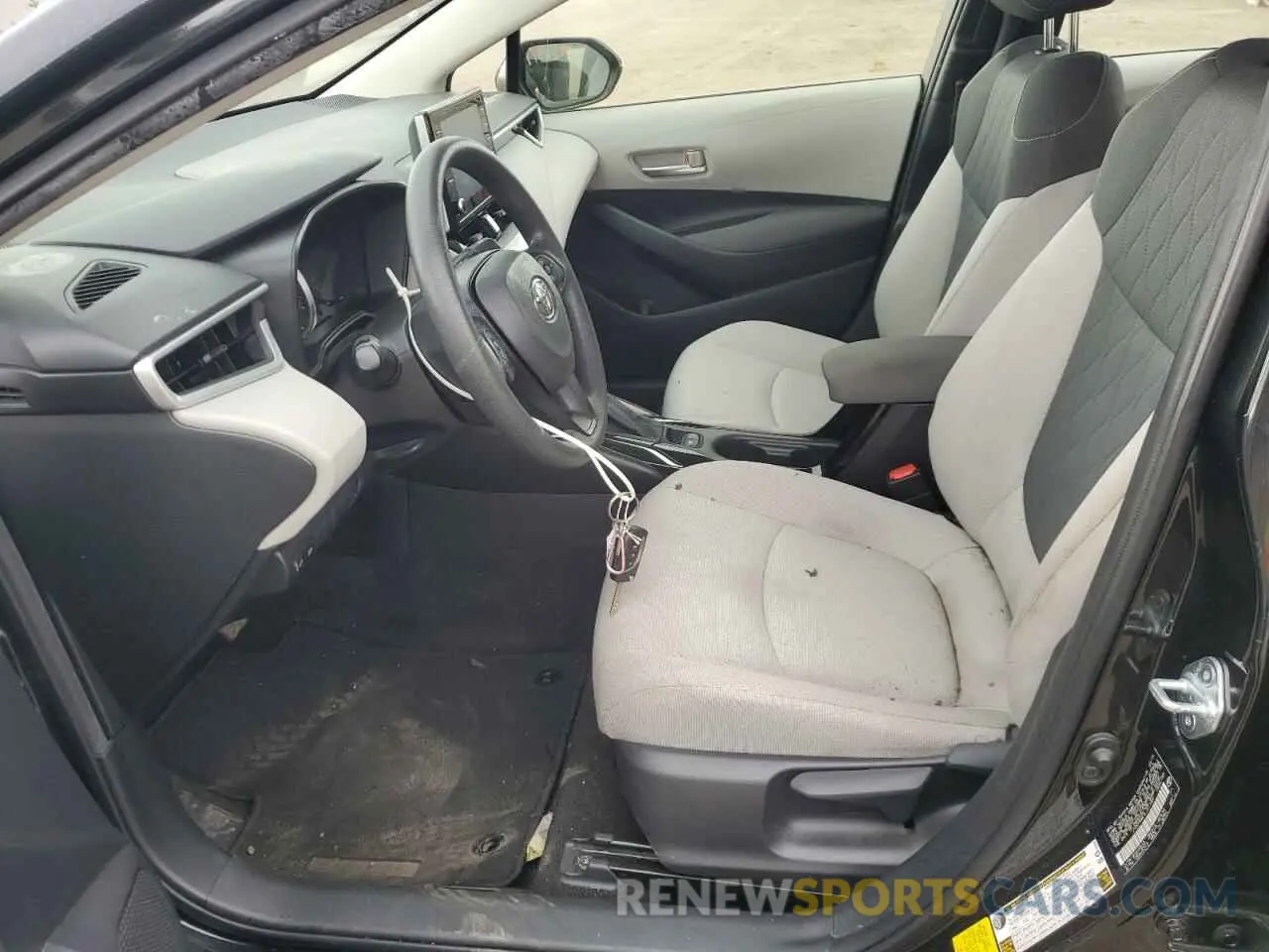 7 fotografías del automóvil dañado JTDEPRAE7LJ017487 TOYOTA COROLLA 2020
