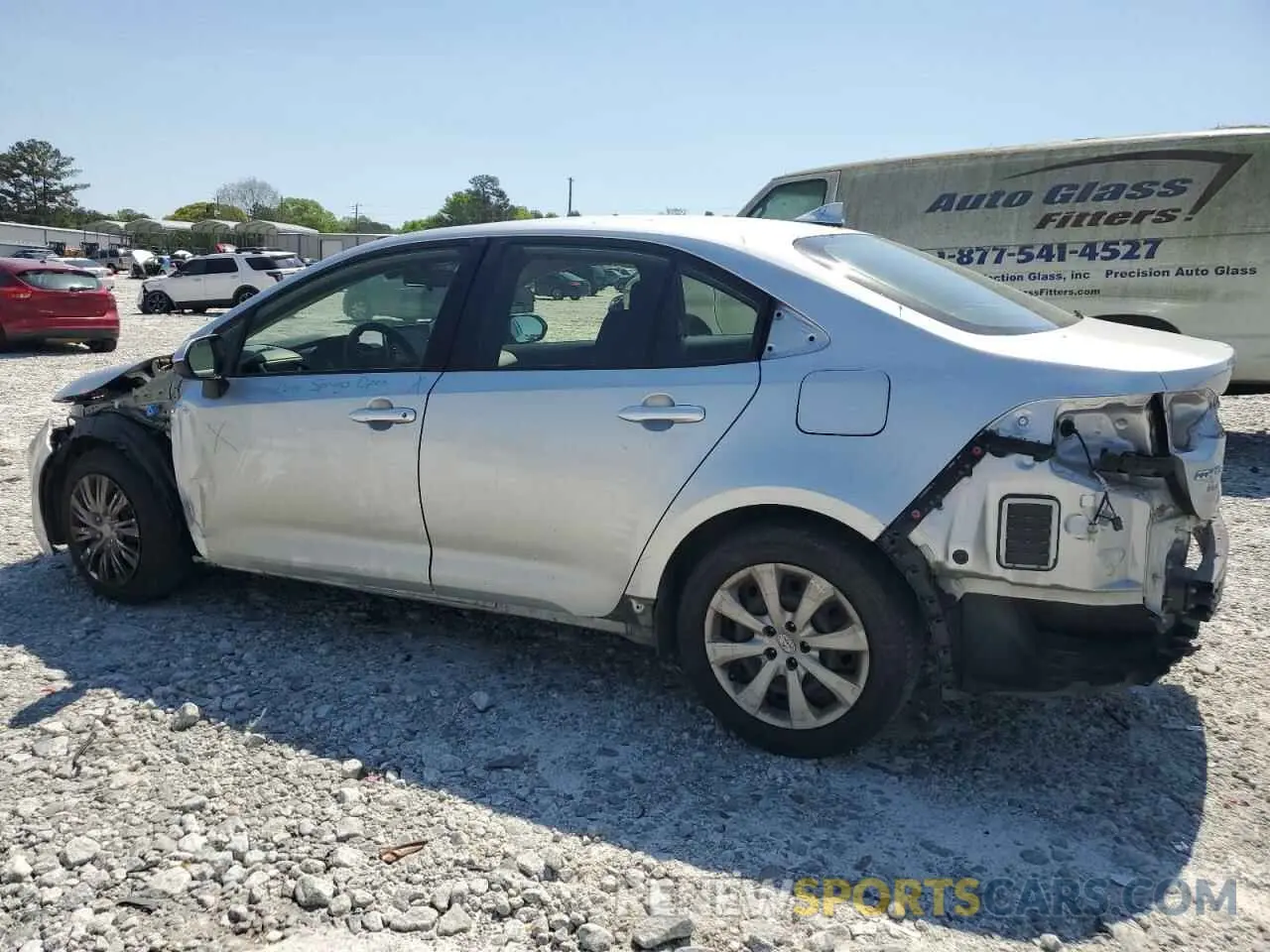 2 fotografías del automóvil dañado JTDEPRAE7LJ017988 TOYOTA COROLLA 2020