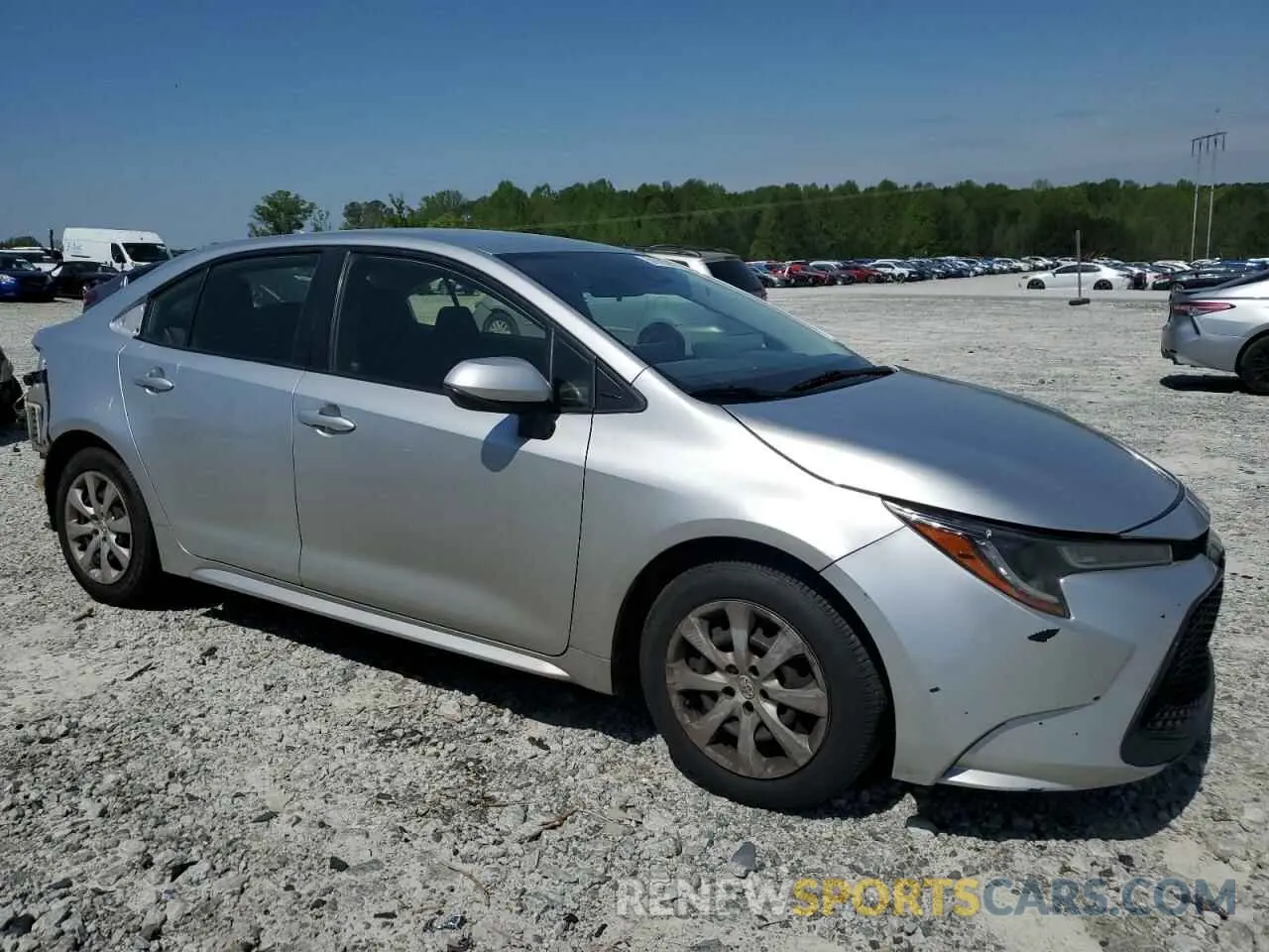 4 fotografías del automóvil dañado JTDEPRAE7LJ017988 TOYOTA COROLLA 2020