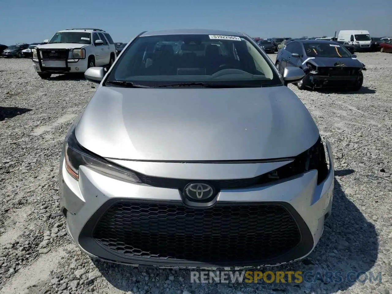 5 fotografías del automóvil dañado JTDEPRAE7LJ017988 TOYOTA COROLLA 2020