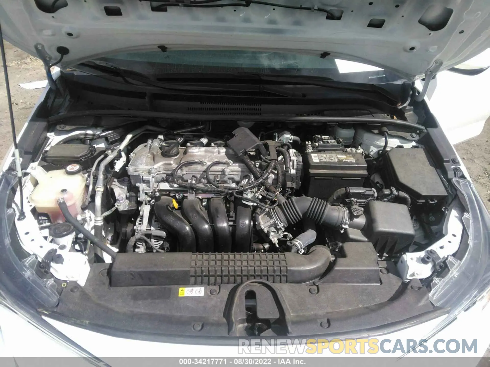 10 fotografías del automóvil dañado JTDEPRAE7LJ020213 TOYOTA COROLLA 2020