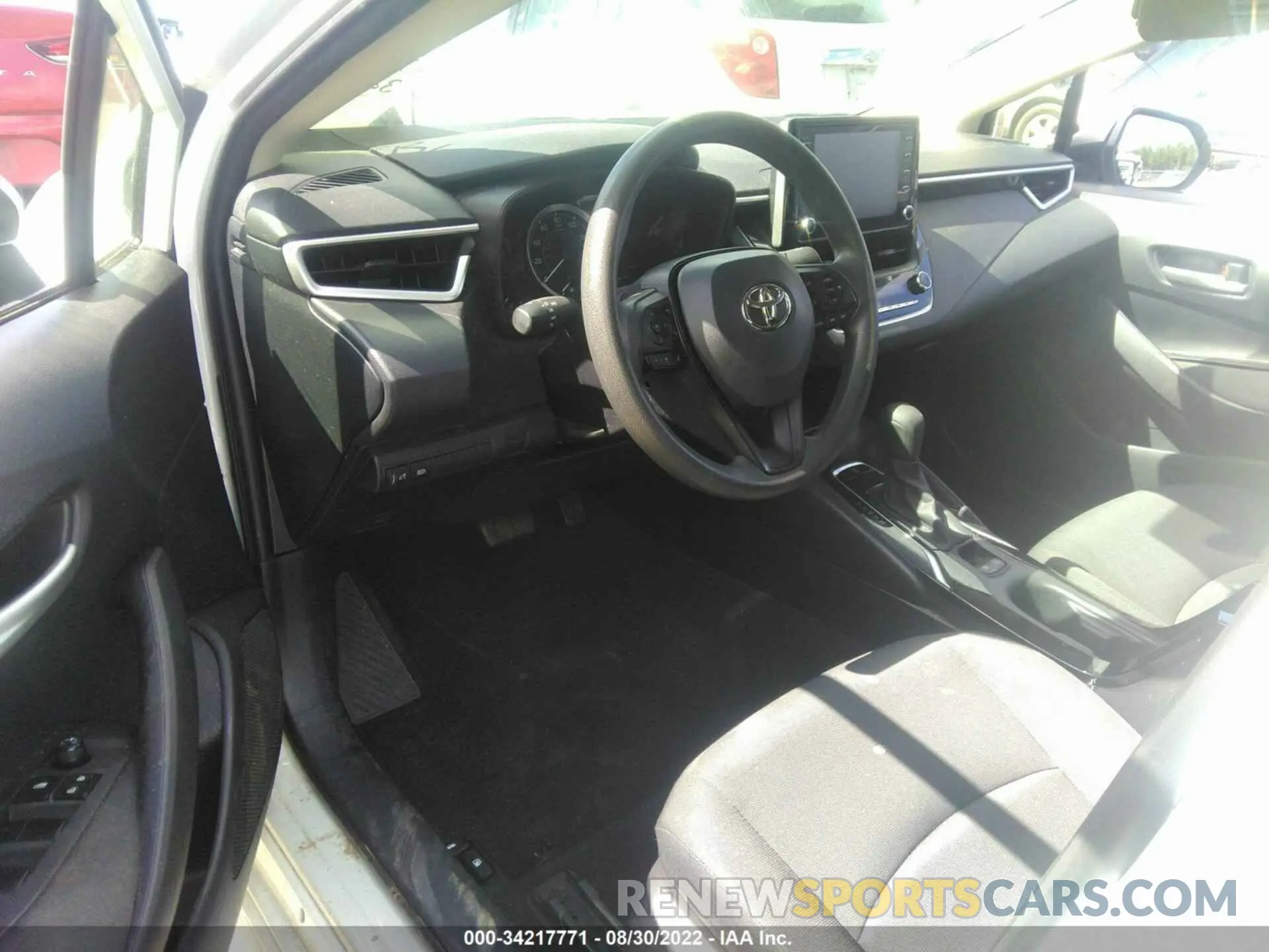 5 fotografías del automóvil dañado JTDEPRAE7LJ020213 TOYOTA COROLLA 2020