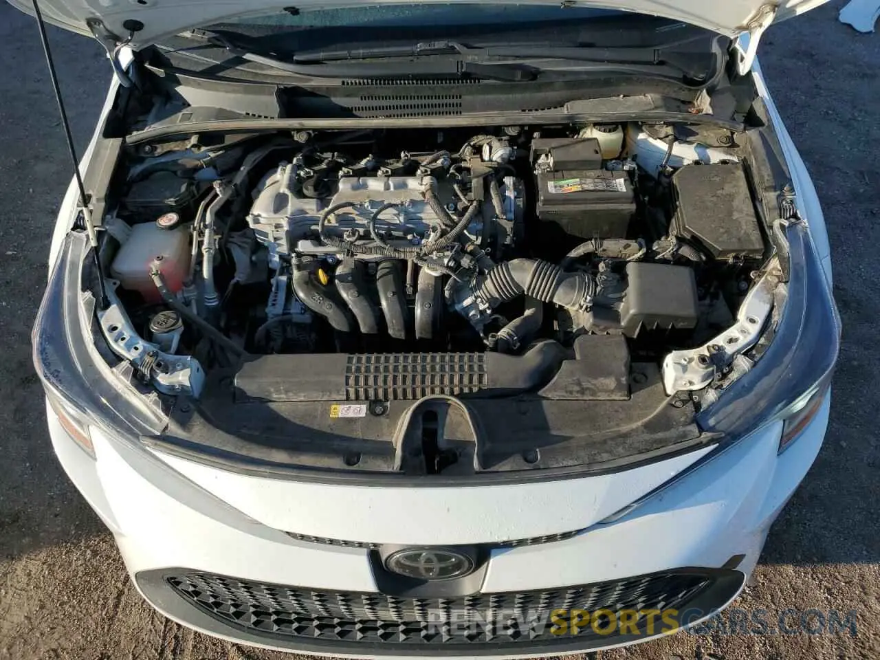 11 fotografías del automóvil dañado JTDEPRAE7LJ022852 TOYOTA COROLLA 2020