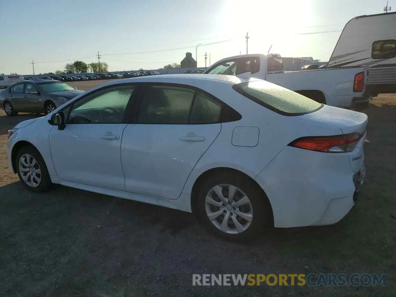 2 fotografías del automóvil dañado JTDEPRAE7LJ022852 TOYOTA COROLLA 2020