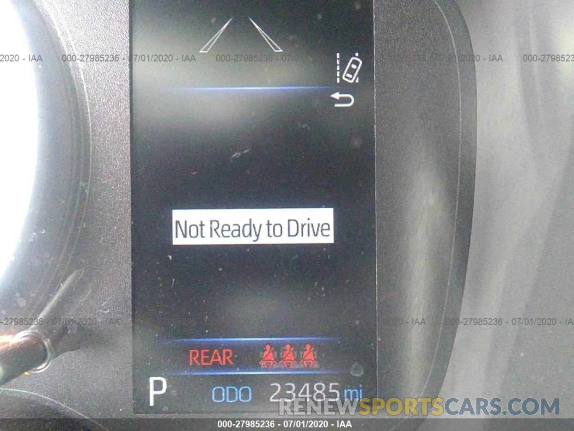 7 fotografías del automóvil dañado JTDEPRAE7LJ029283 TOYOTA COROLLA 2020