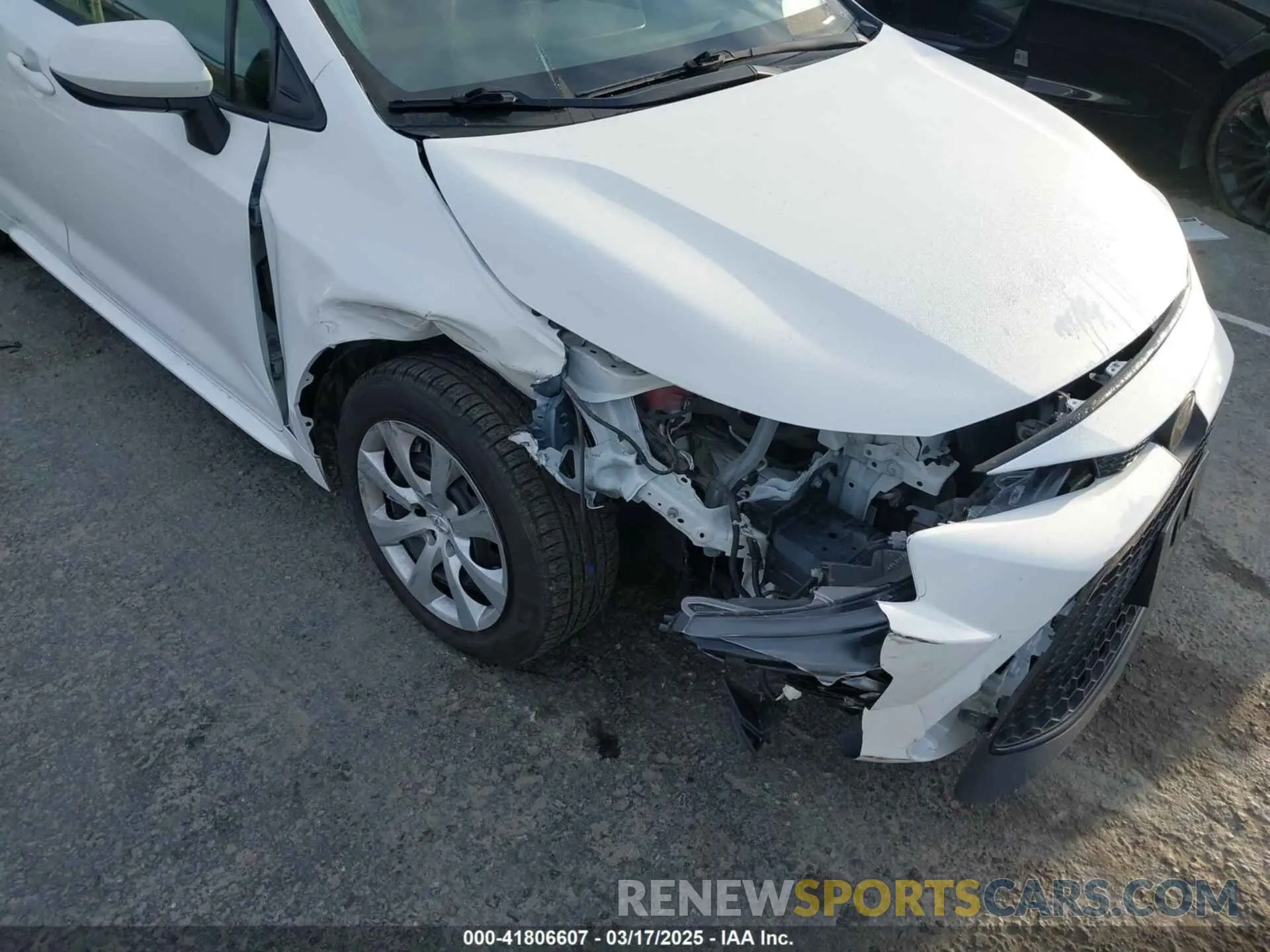 6 fotografías del automóvil dañado JTDEPRAE7LJ032961 TOYOTA COROLLA 2020