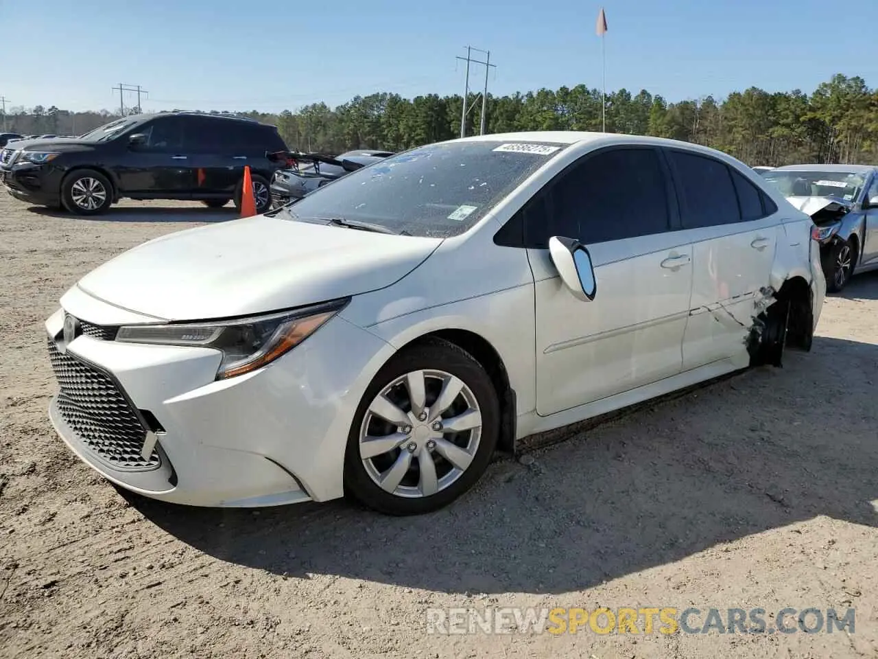 1 fotografías del automóvil dañado JTDEPRAE7LJ034550 TOYOTA COROLLA 2020