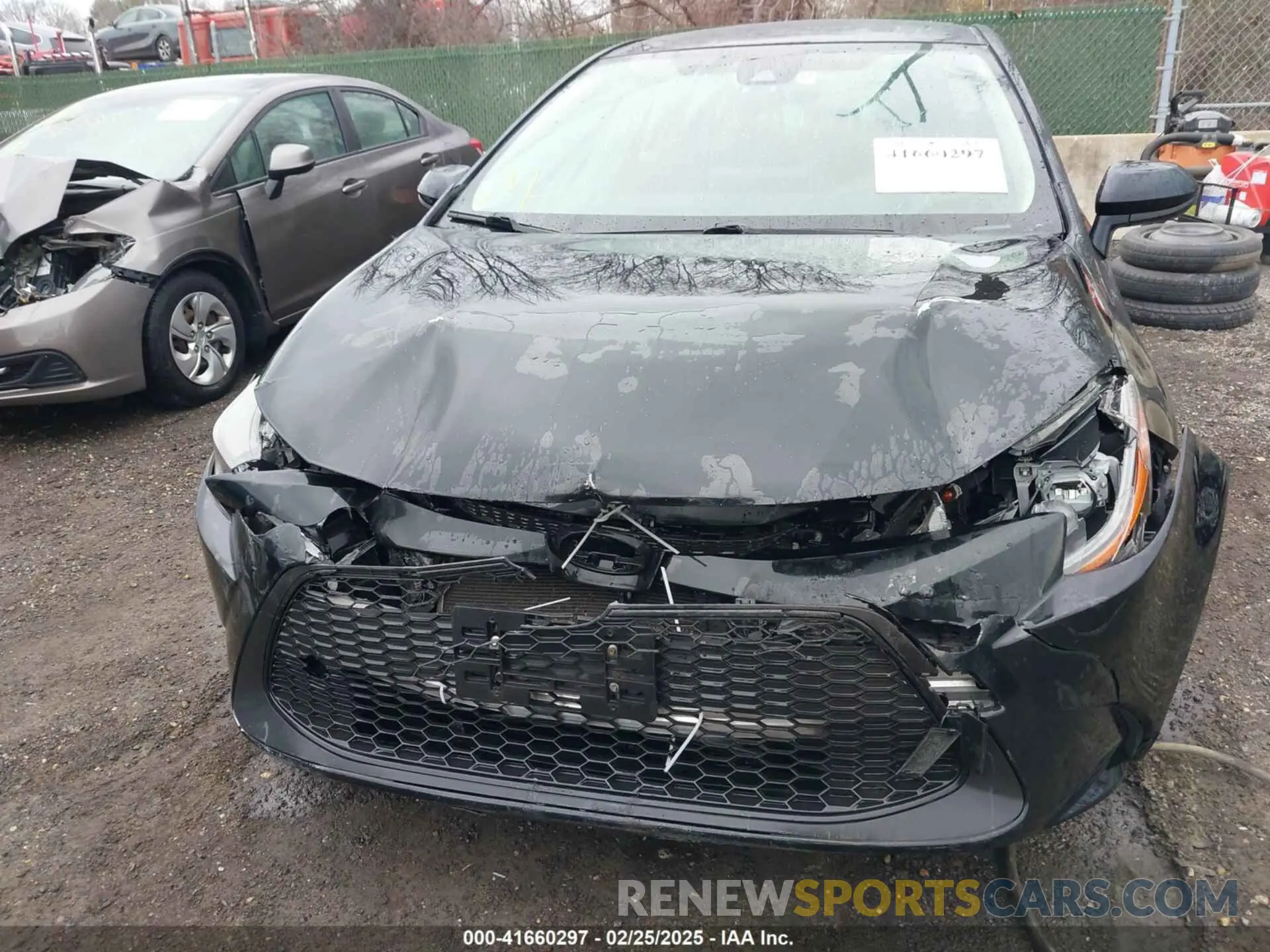 12 fotografías del automóvil dañado JTDEPRAE7LJ037271 TOYOTA COROLLA 2020