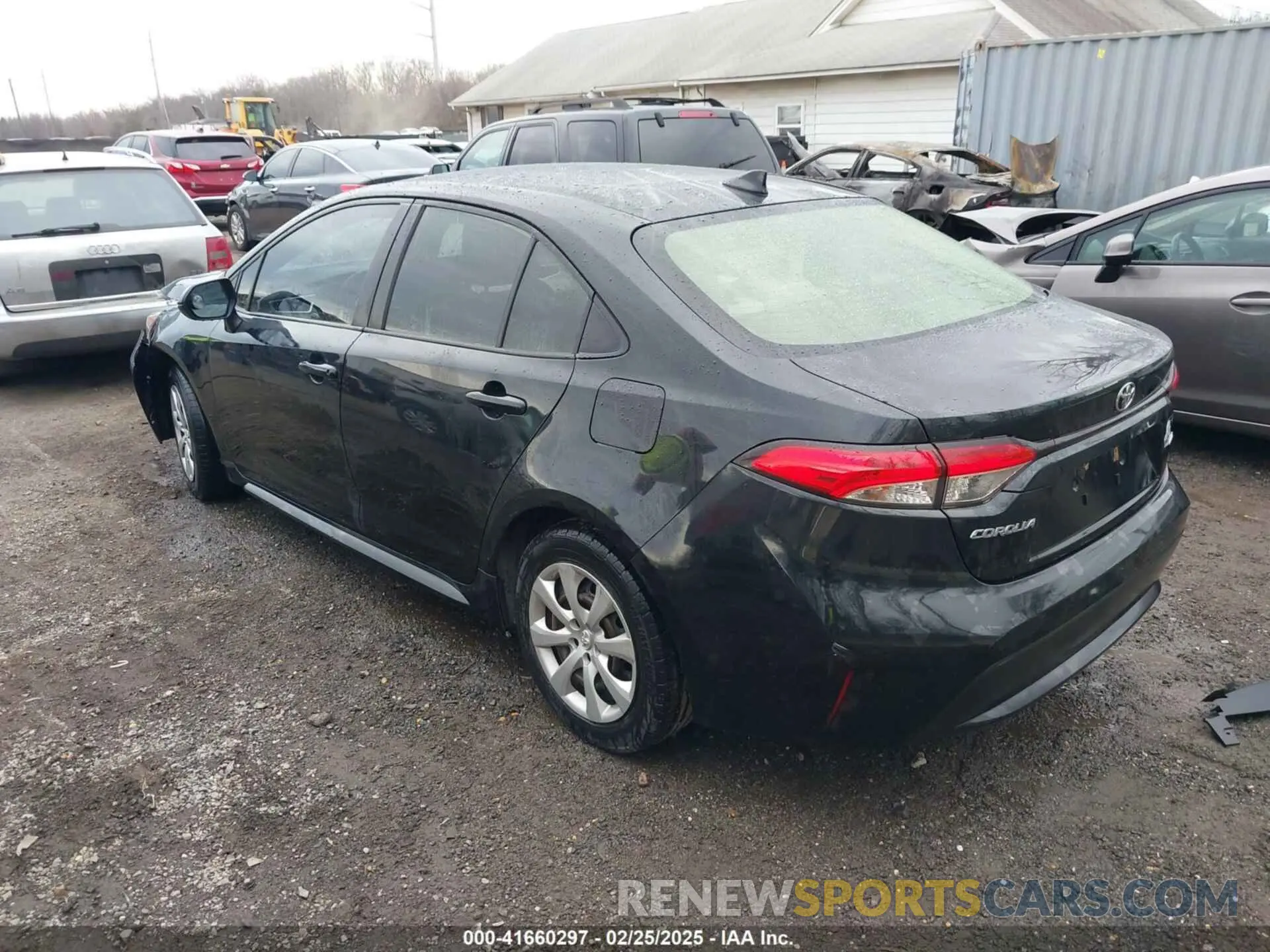 3 fotografías del automóvil dañado JTDEPRAE7LJ037271 TOYOTA COROLLA 2020