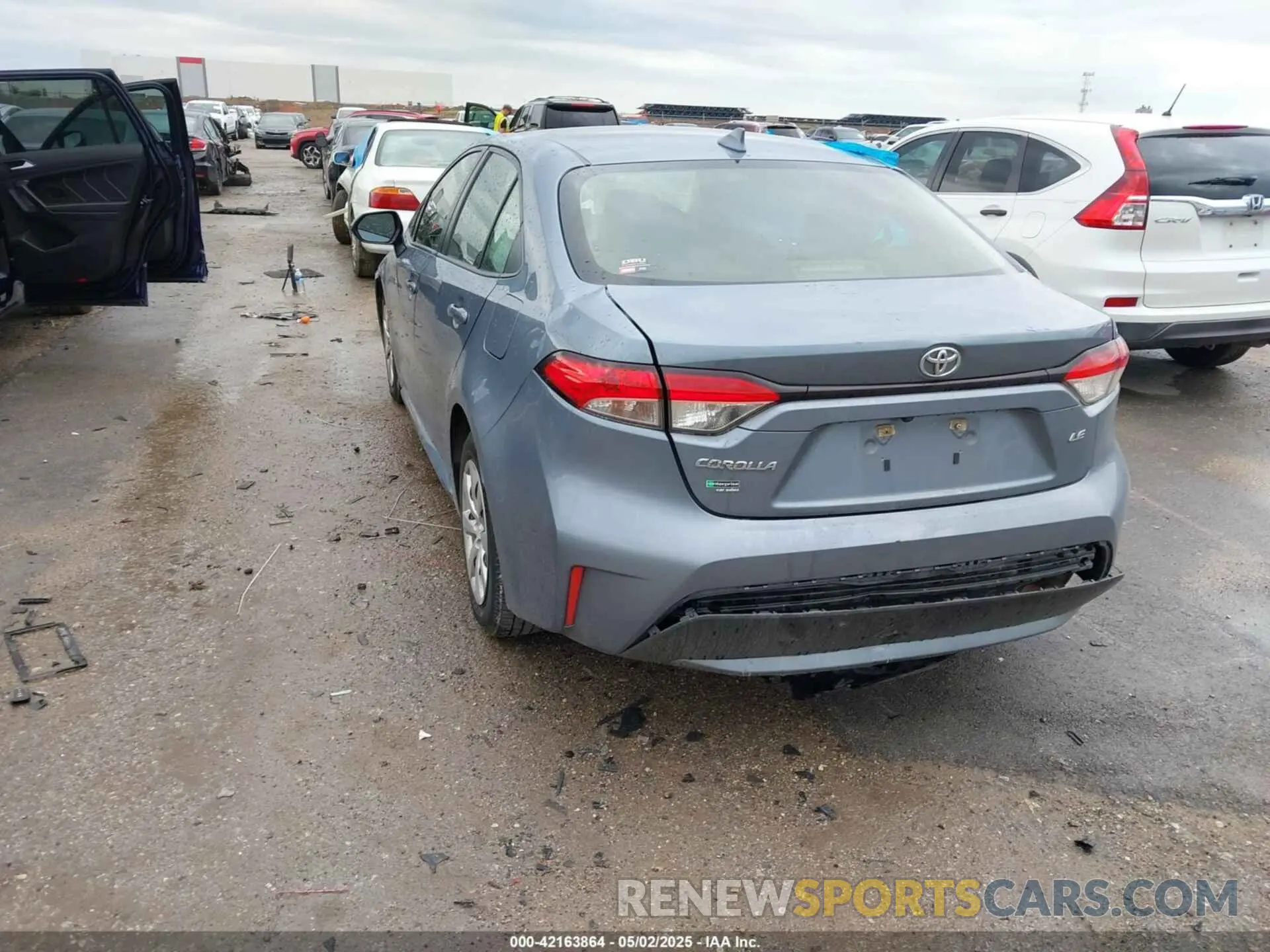 3 fotografías del automóvil dañado JTDEPRAE7LJ038663 TOYOTA COROLLA 2020