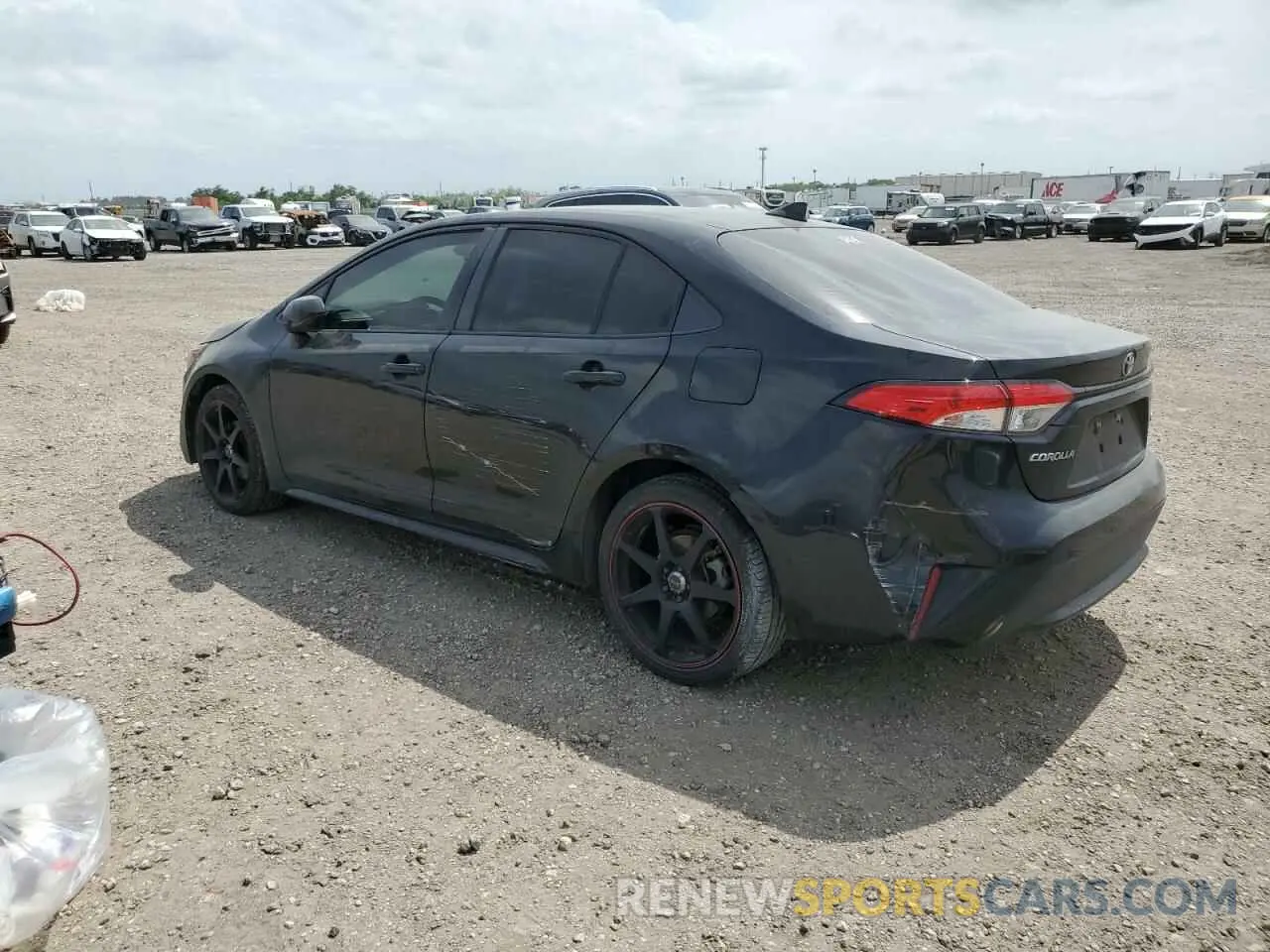 2 fotografías del automóvil dañado JTDEPRAE7LJ038744 TOYOTA COROLLA 2020