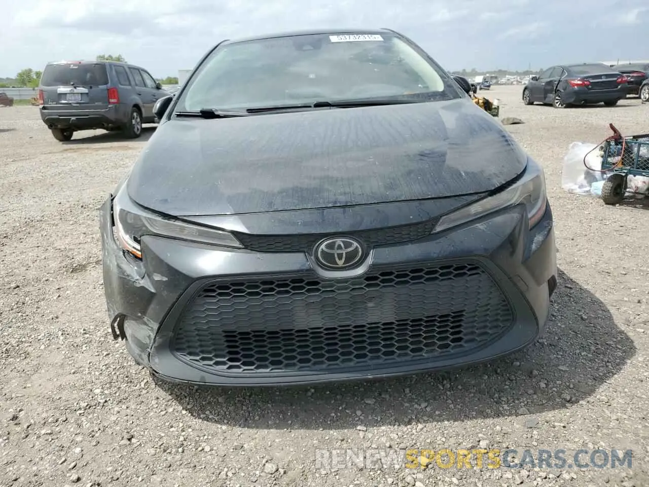 5 fotografías del automóvil dañado JTDEPRAE7LJ038744 TOYOTA COROLLA 2020