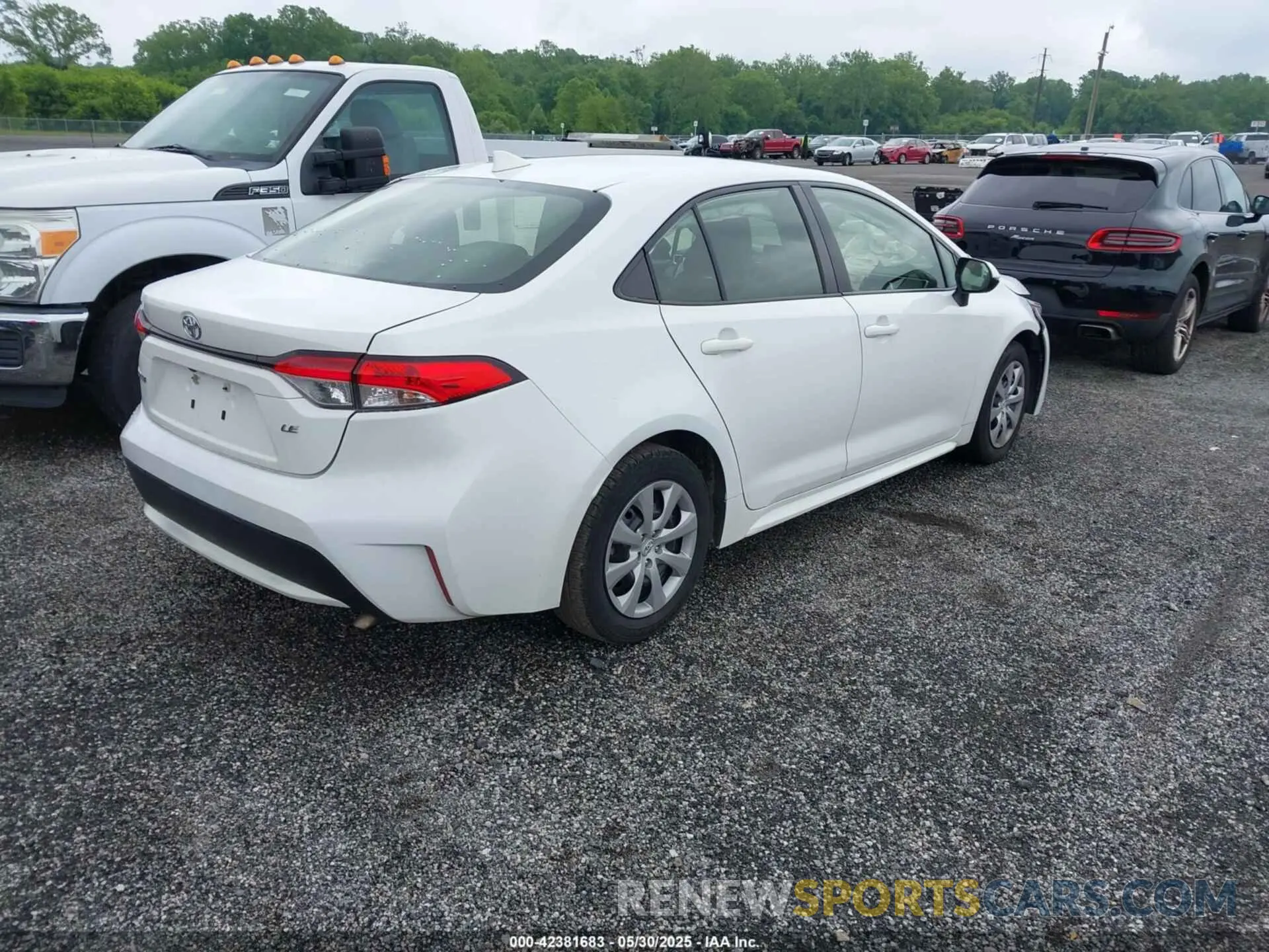 4 fotografías del automóvil dañado JTDEPRAE7LJ041501 TOYOTA COROLLA 2020