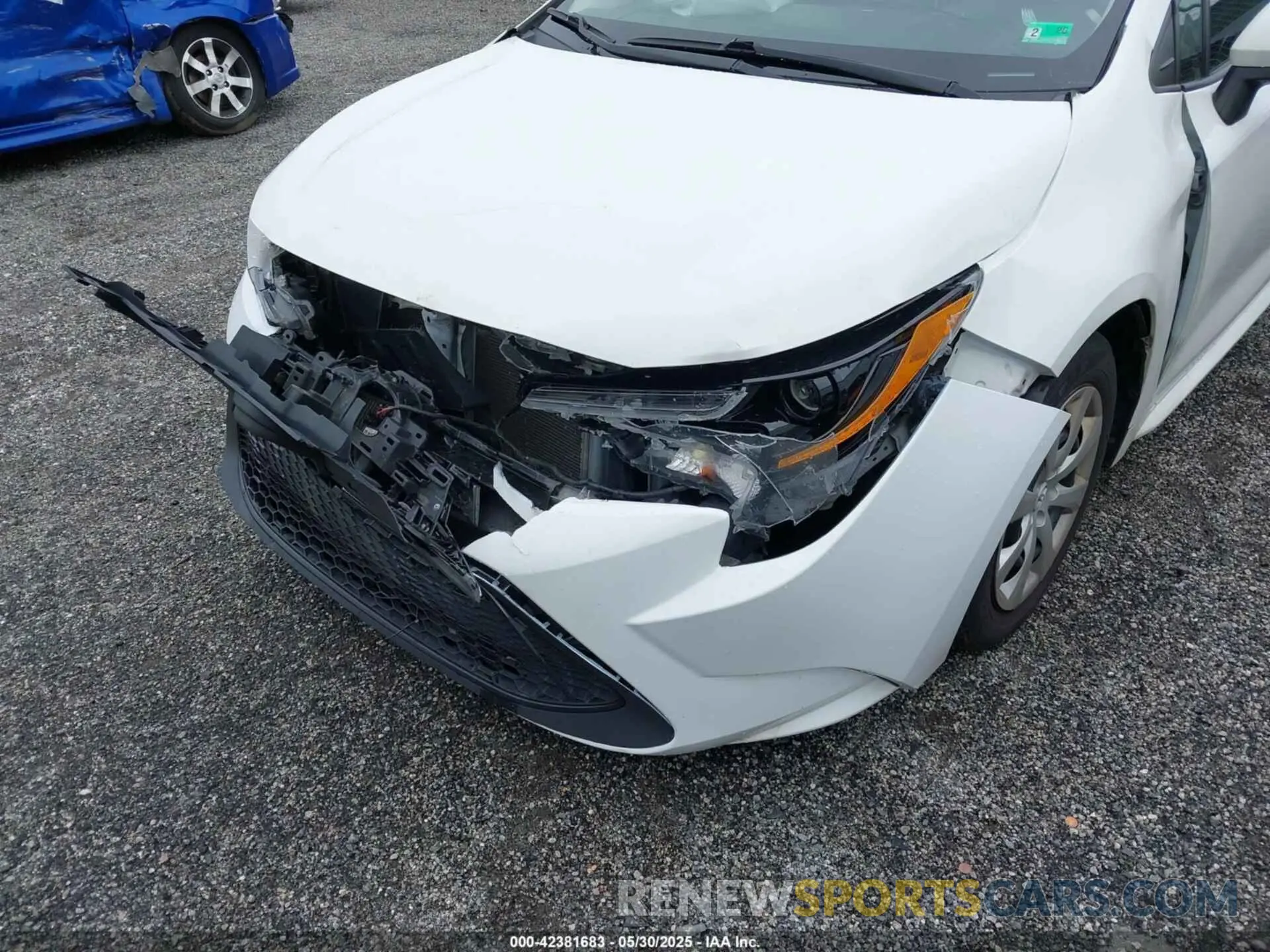 6 fotografías del automóvil dañado JTDEPRAE7LJ041501 TOYOTA COROLLA 2020