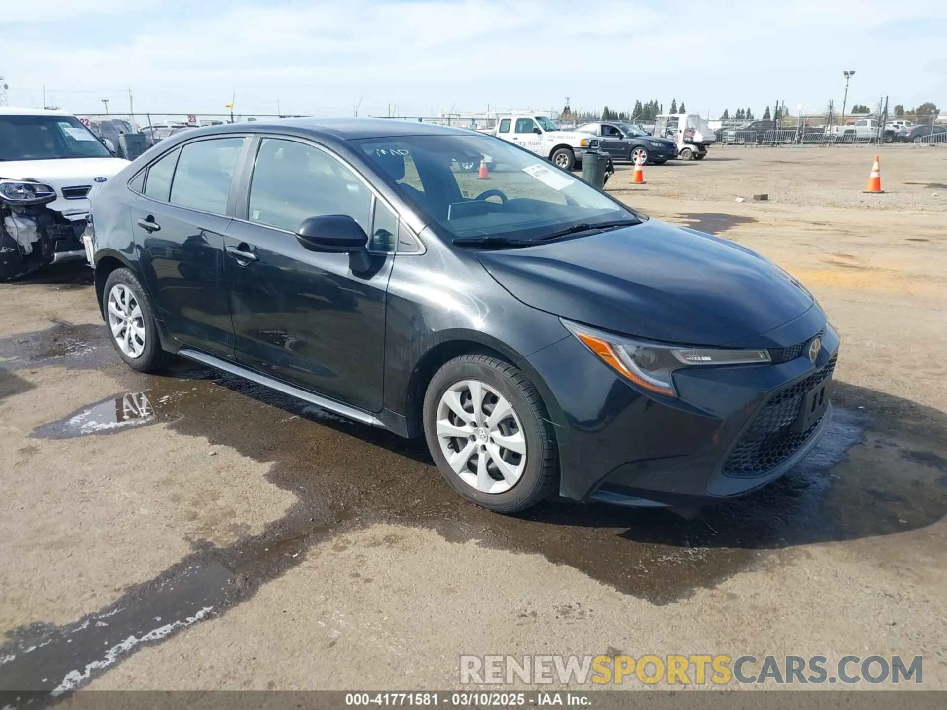 1 fotografías del automóvil dañado JTDEPRAE7LJ042552 TOYOTA COROLLA 2020