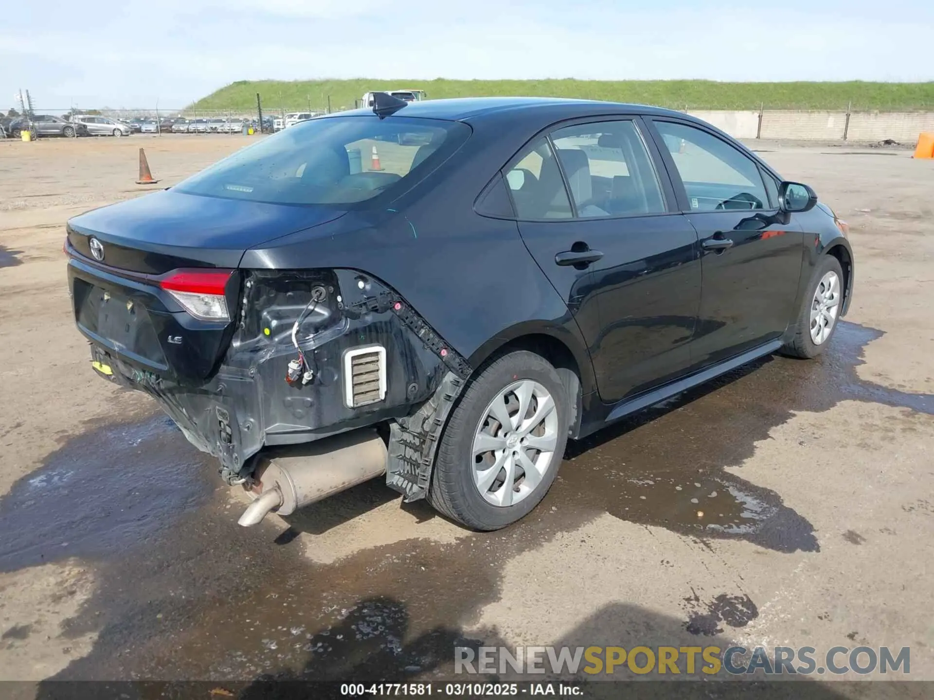 4 fotografías del automóvil dañado JTDEPRAE7LJ042552 TOYOTA COROLLA 2020