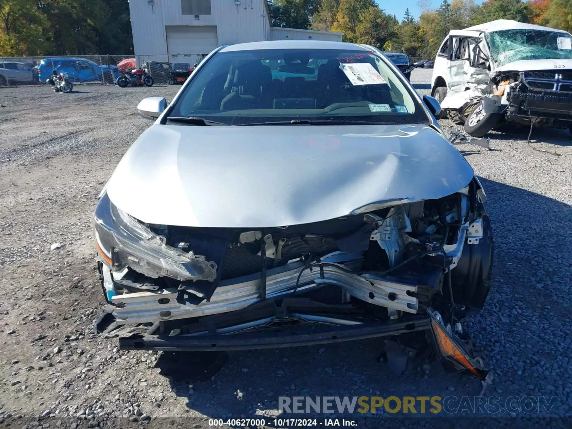 12 fotografías del automóvil dañado JTDEPRAE7LJ043345 TOYOTA COROLLA 2020