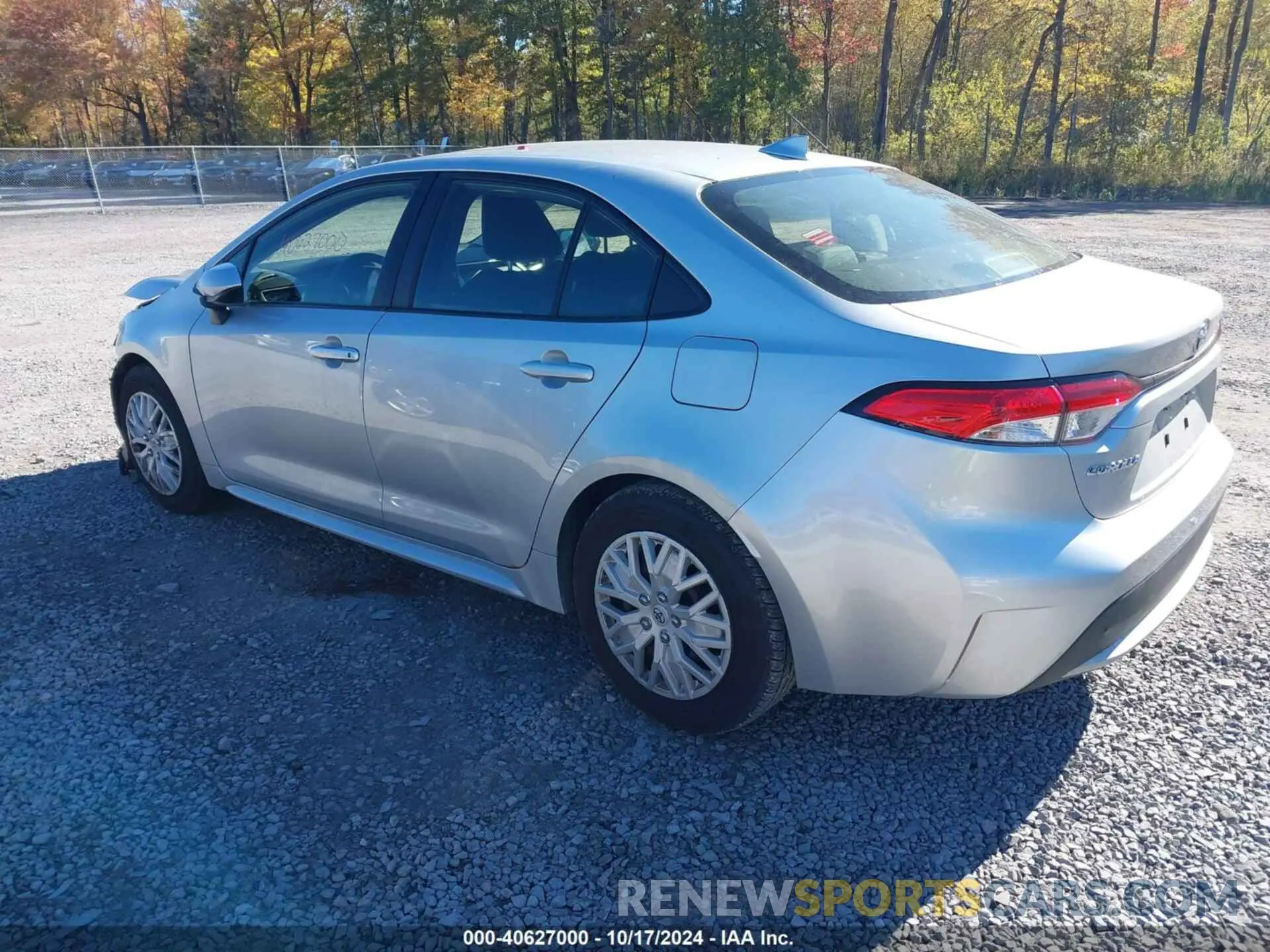 3 fotografías del automóvil dañado JTDEPRAE7LJ043345 TOYOTA COROLLA 2020