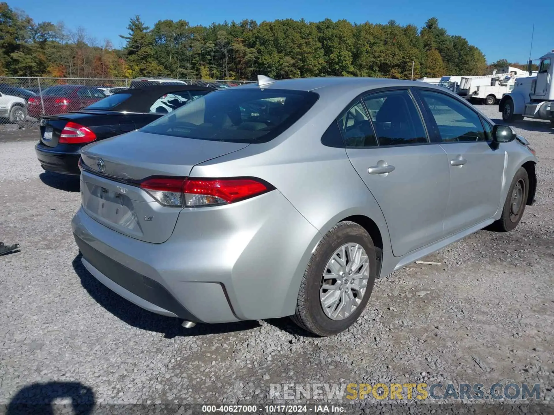 4 fotografías del automóvil dañado JTDEPRAE7LJ043345 TOYOTA COROLLA 2020
