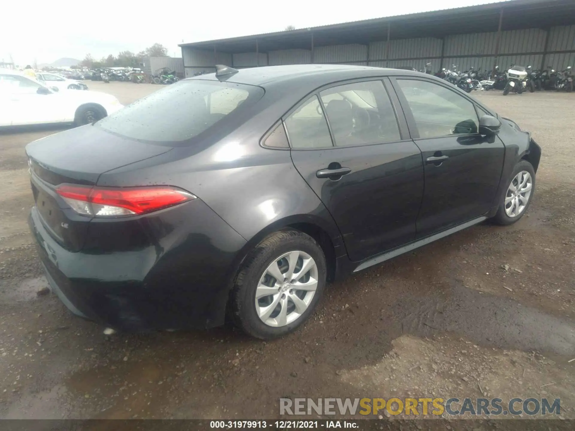 4 fotografías del automóvil dañado JTDEPRAE7LJ044012 TOYOTA COROLLA 2020