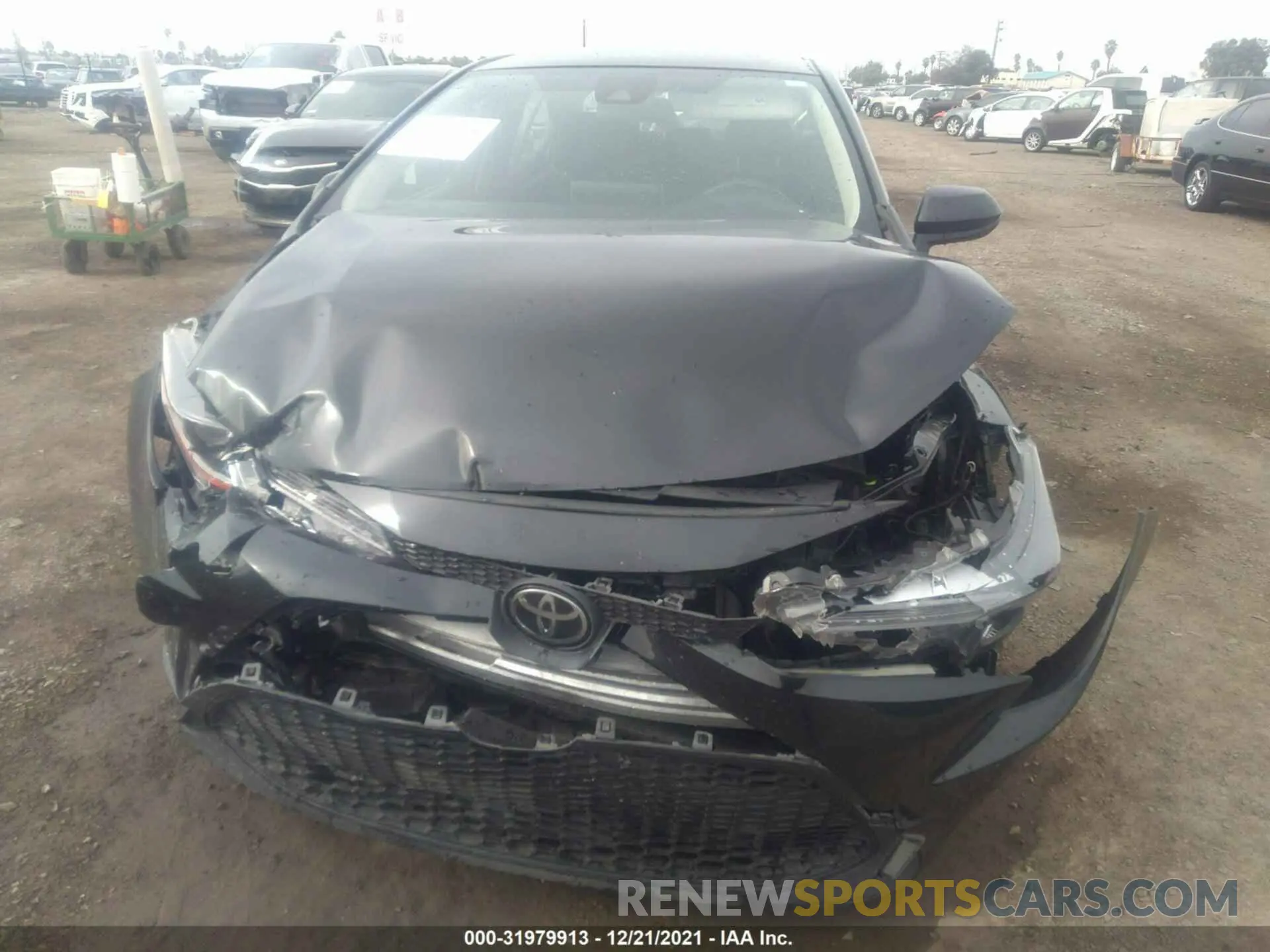 6 fotografías del automóvil dañado JTDEPRAE7LJ044012 TOYOTA COROLLA 2020