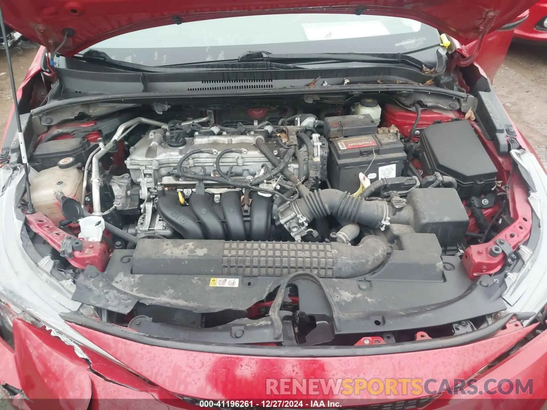 10 fotografías del automóvil dañado JTDEPRAE7LJ046665 TOYOTA COROLLA 2020