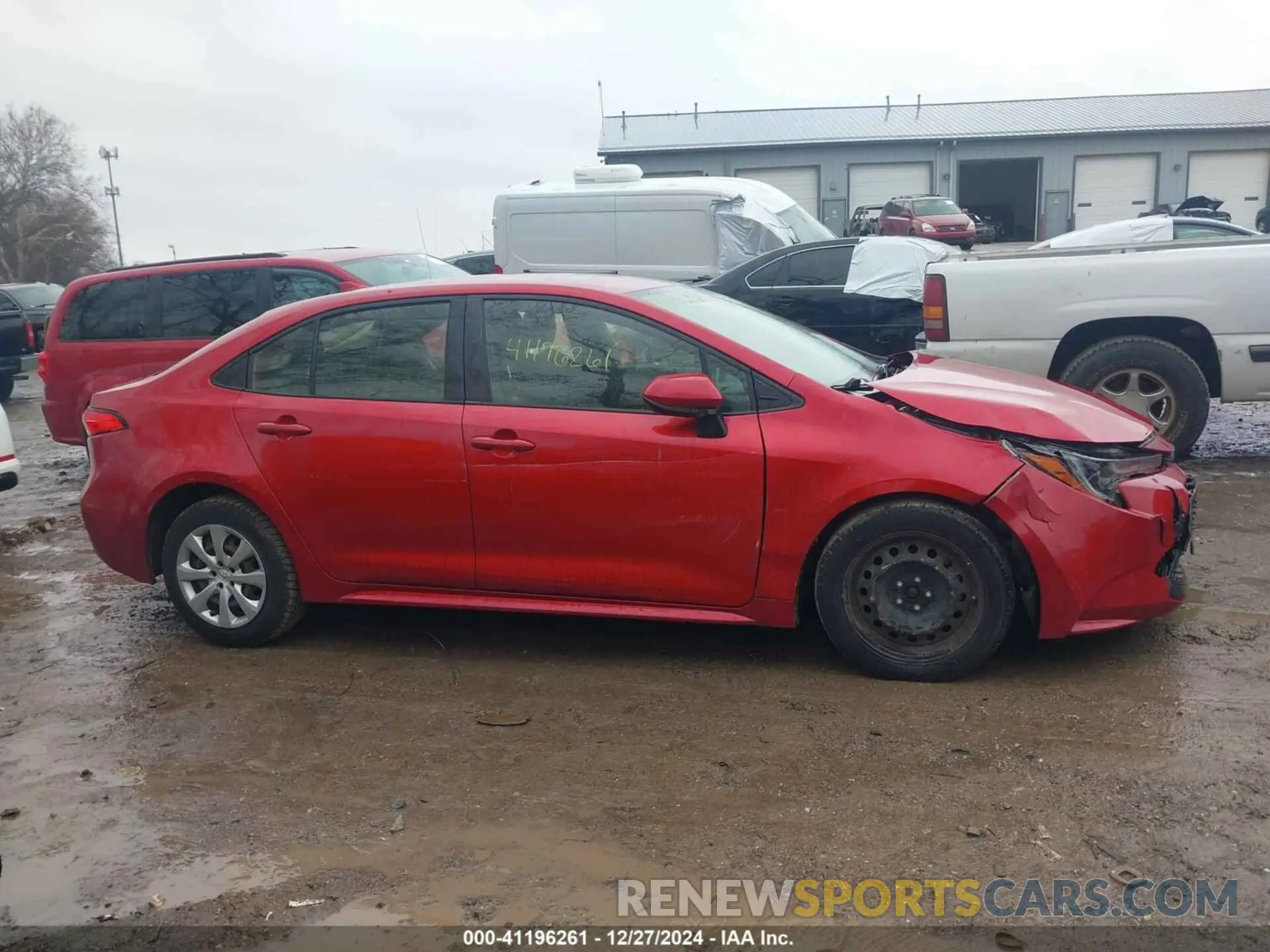 14 fotografías del automóvil dañado JTDEPRAE7LJ046665 TOYOTA COROLLA 2020