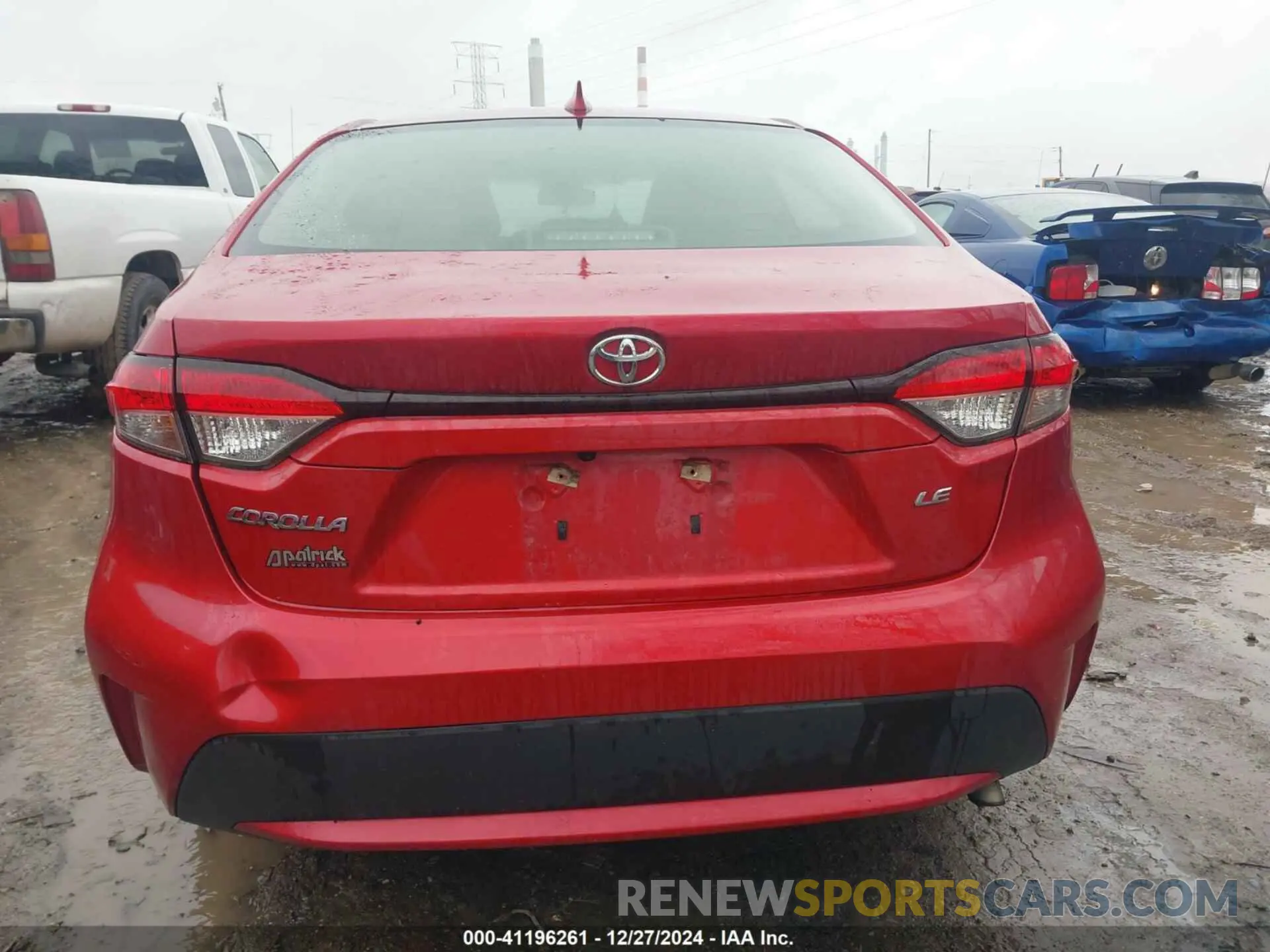 17 fotografías del automóvil dañado JTDEPRAE7LJ046665 TOYOTA COROLLA 2020