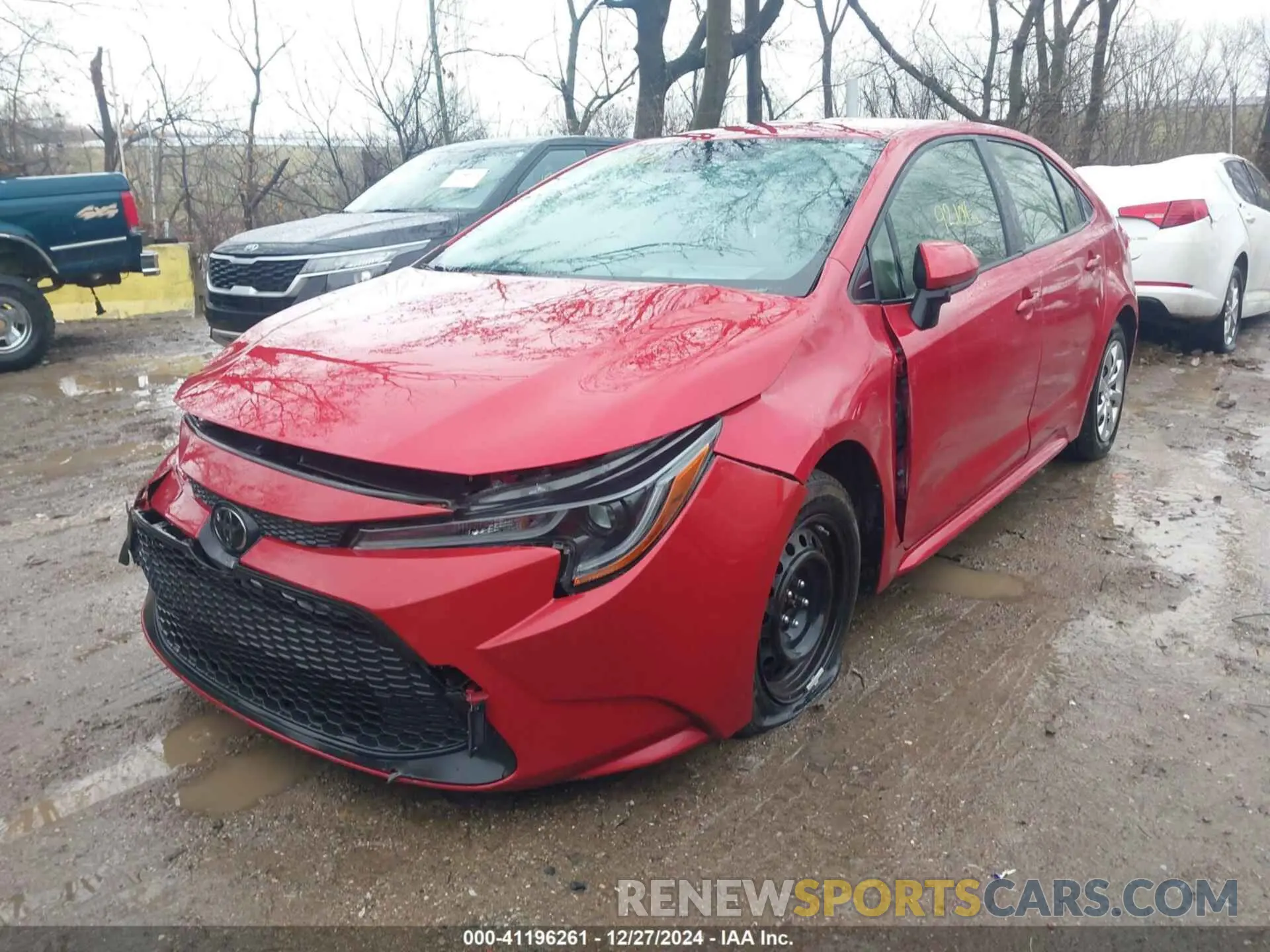6 fotografías del automóvil dañado JTDEPRAE7LJ046665 TOYOTA COROLLA 2020