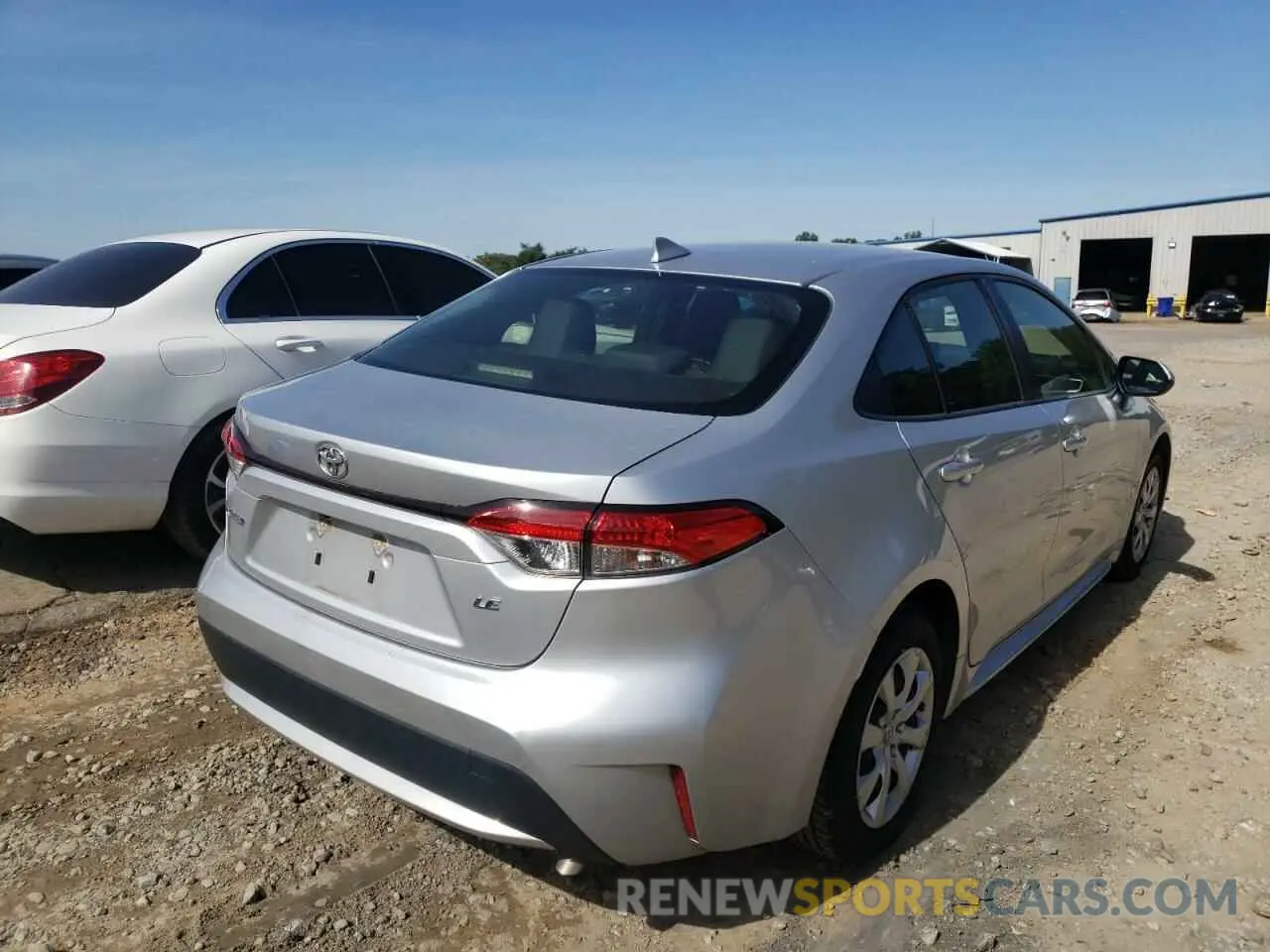 4 fotografías del automóvil dañado JTDEPRAE7LJ047329 TOYOTA COROLLA 2020