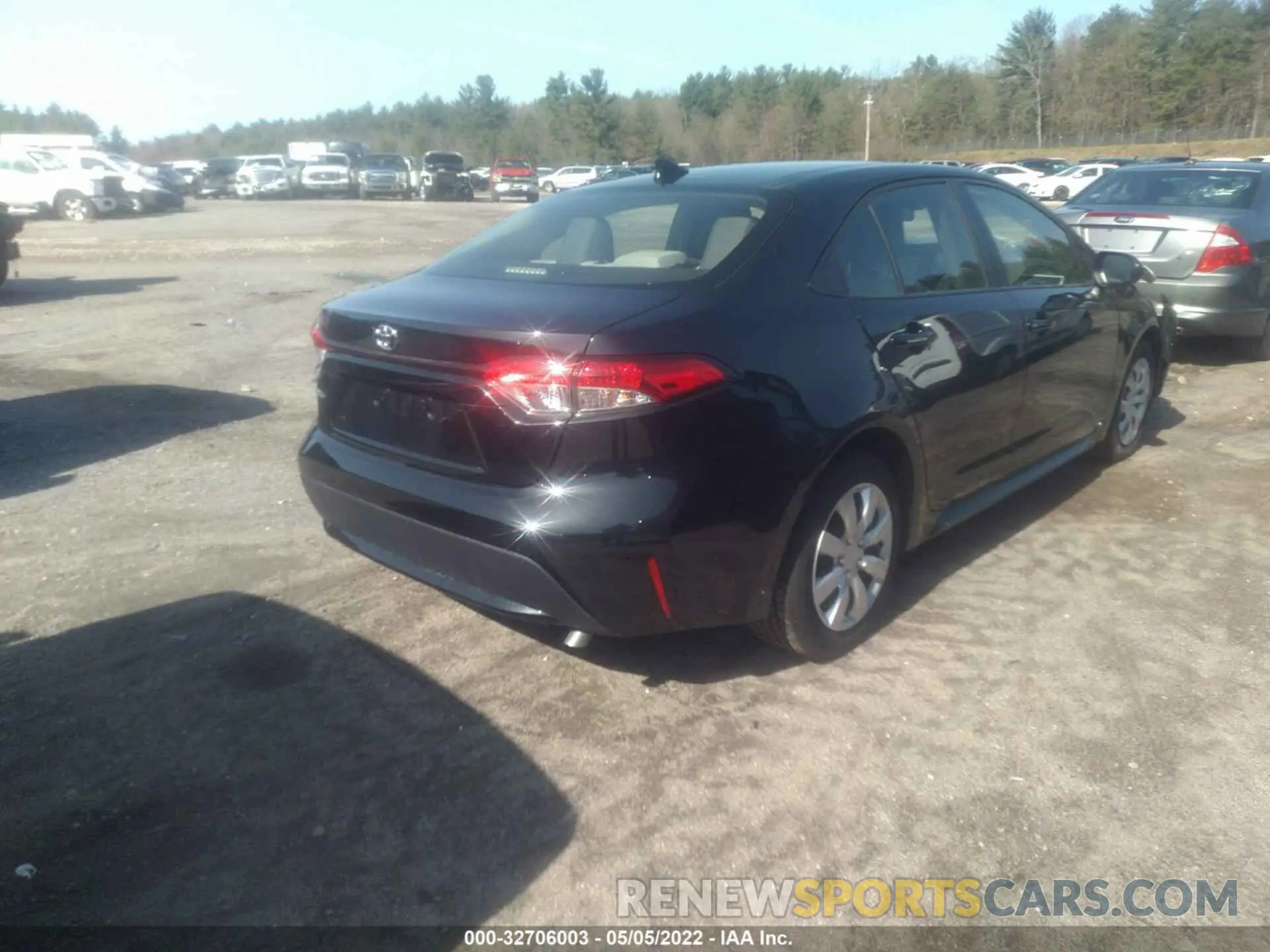 4 fotografías del automóvil dañado JTDEPRAE7LJ049680 TOYOTA COROLLA 2020