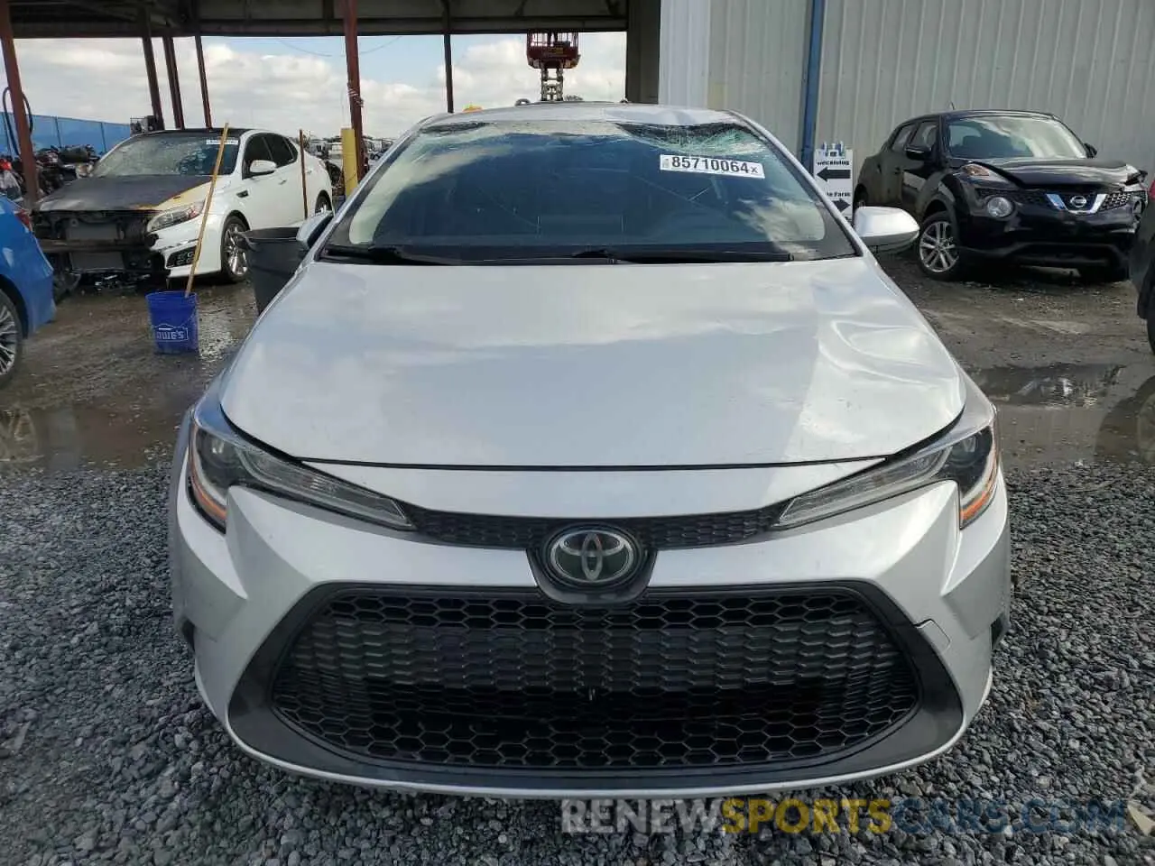 5 fotografías del automóvil dañado JTDEPRAE7LJ049887 TOYOTA COROLLA 2020