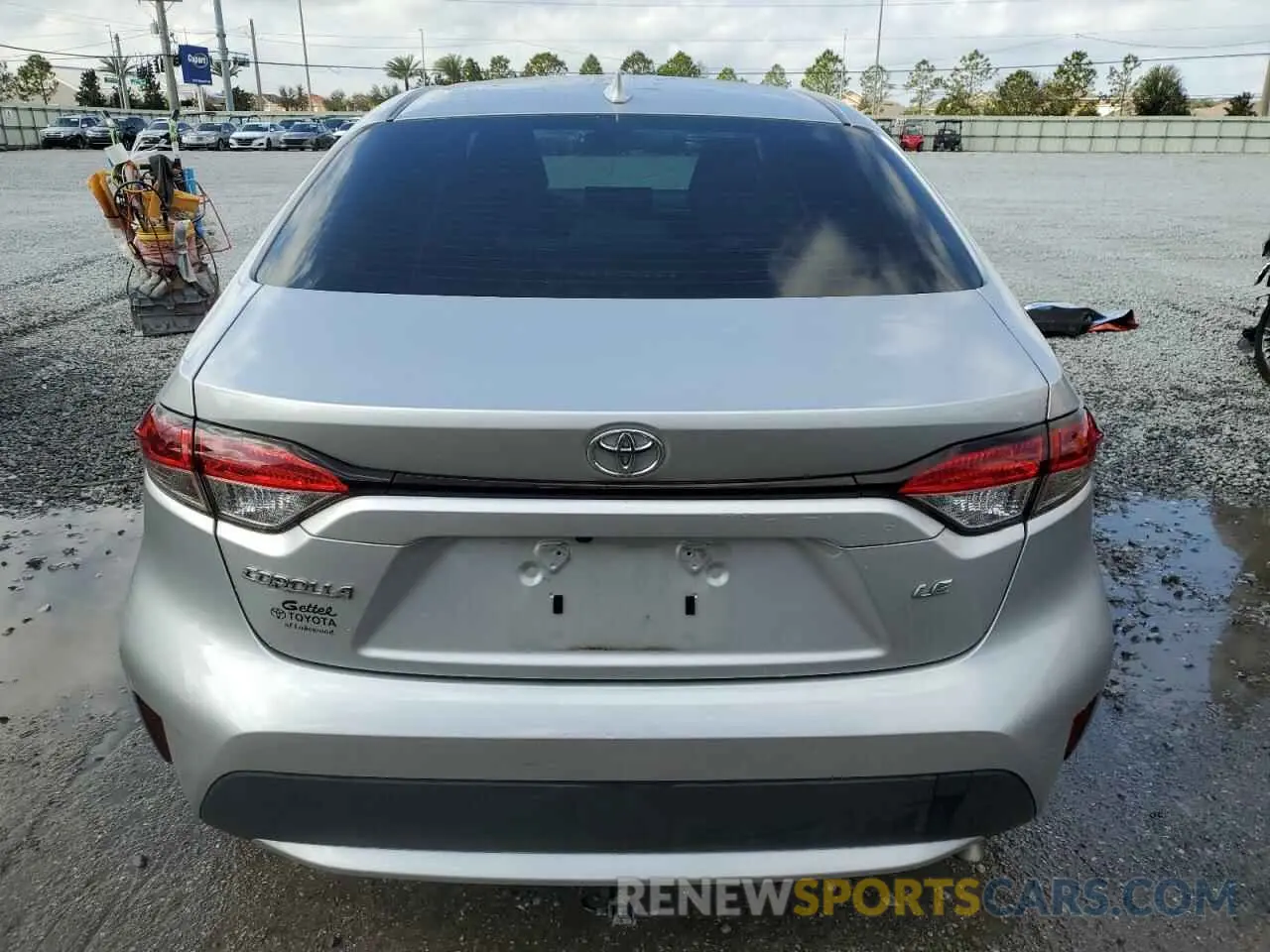 6 fotografías del automóvil dañado JTDEPRAE7LJ049887 TOYOTA COROLLA 2020